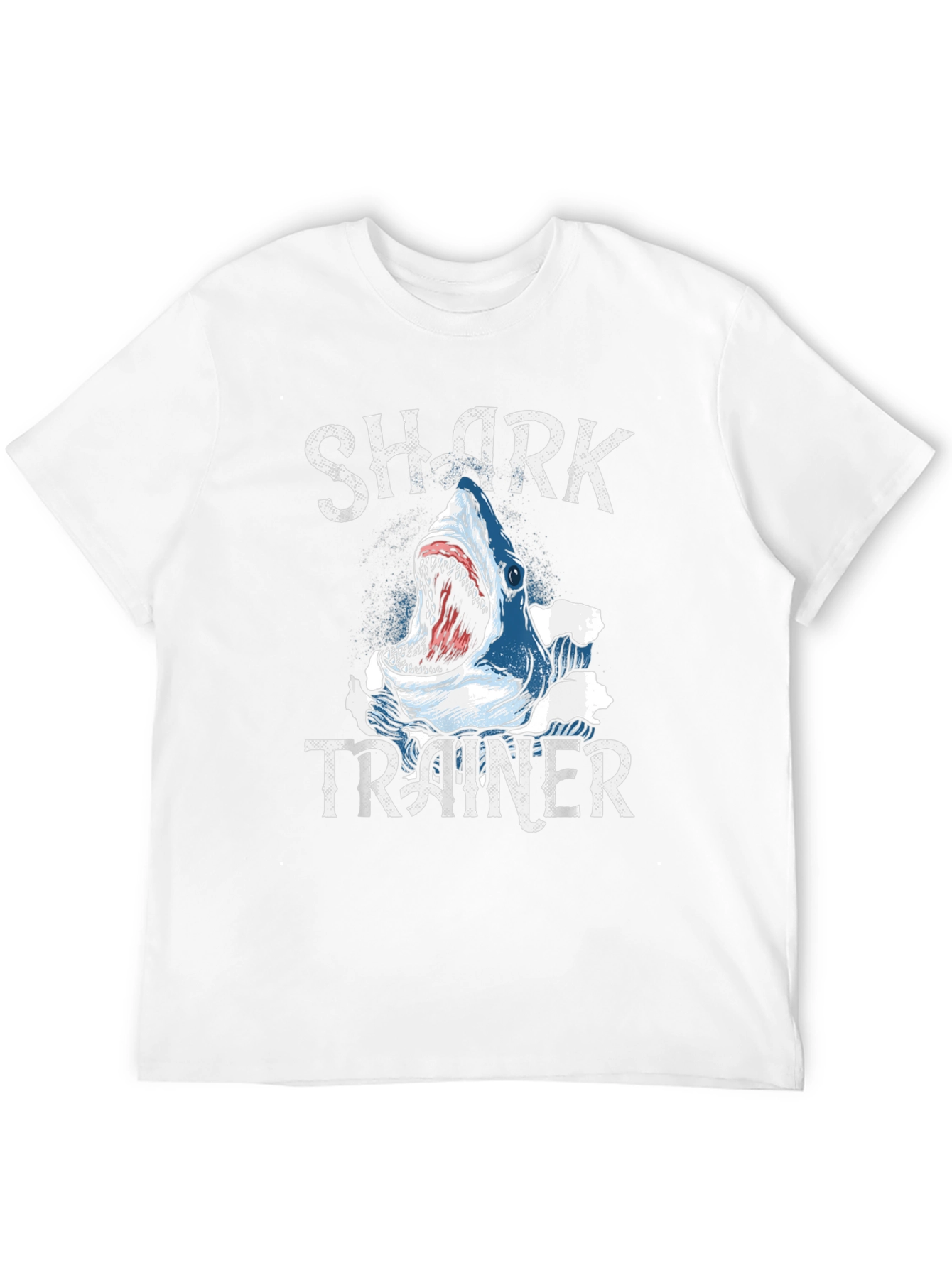 Shark Trainer Graphic Tee - Black Cotton T-Shirt