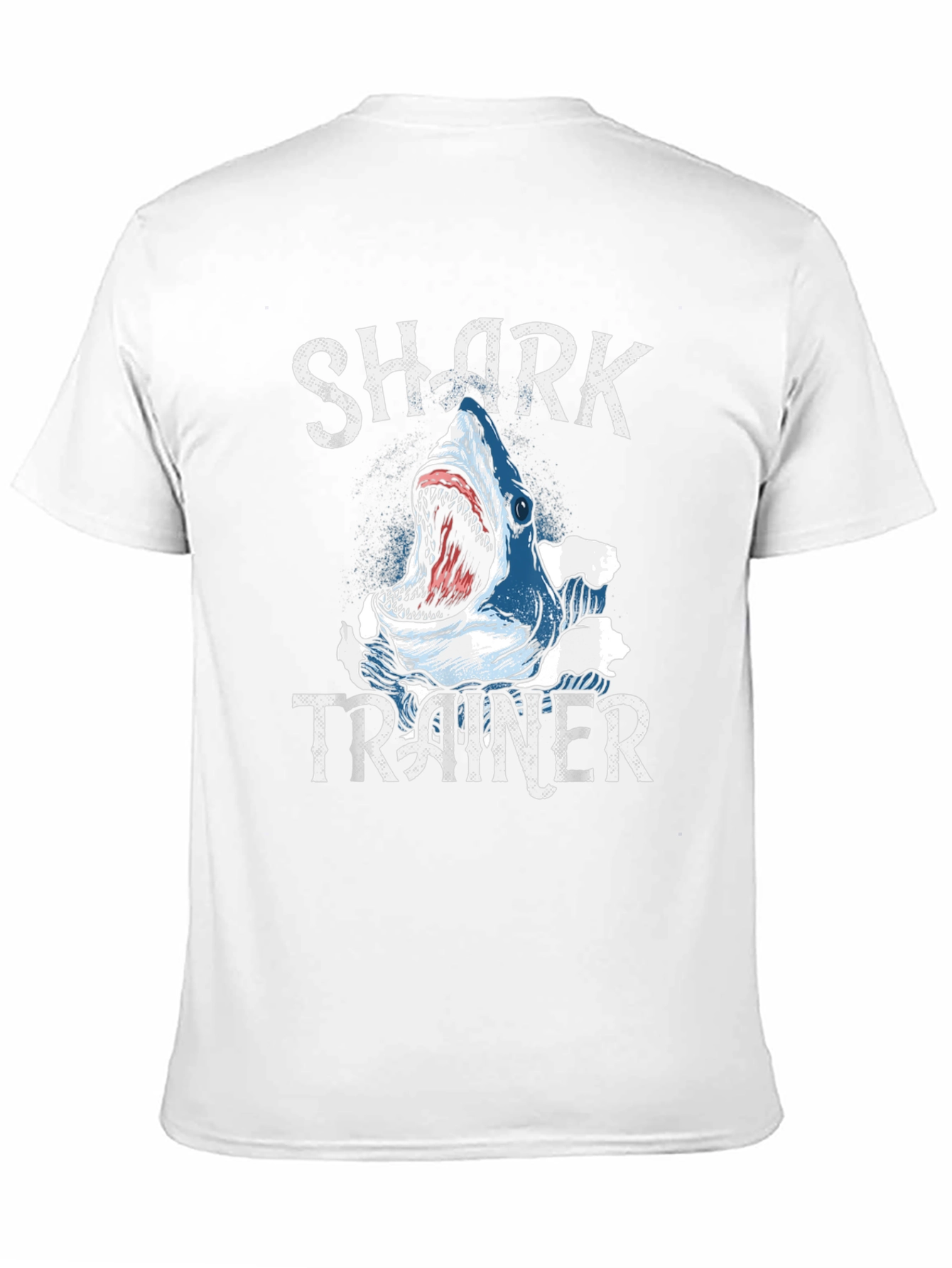 Shark Trainer Graphic Tee - Black Cotton T-Shirt