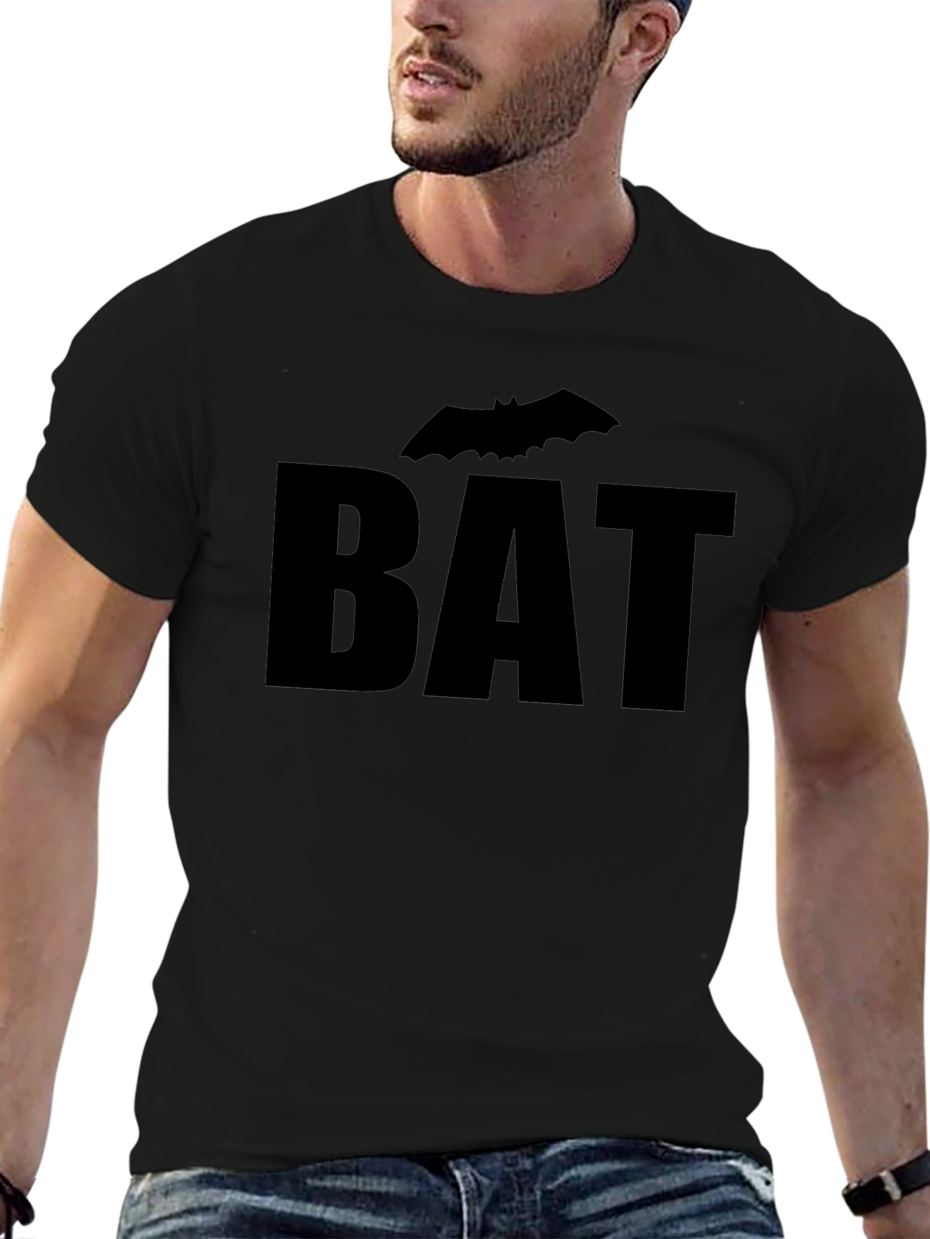 Bat Graphic T-Shirt - Bold & Stylish Design