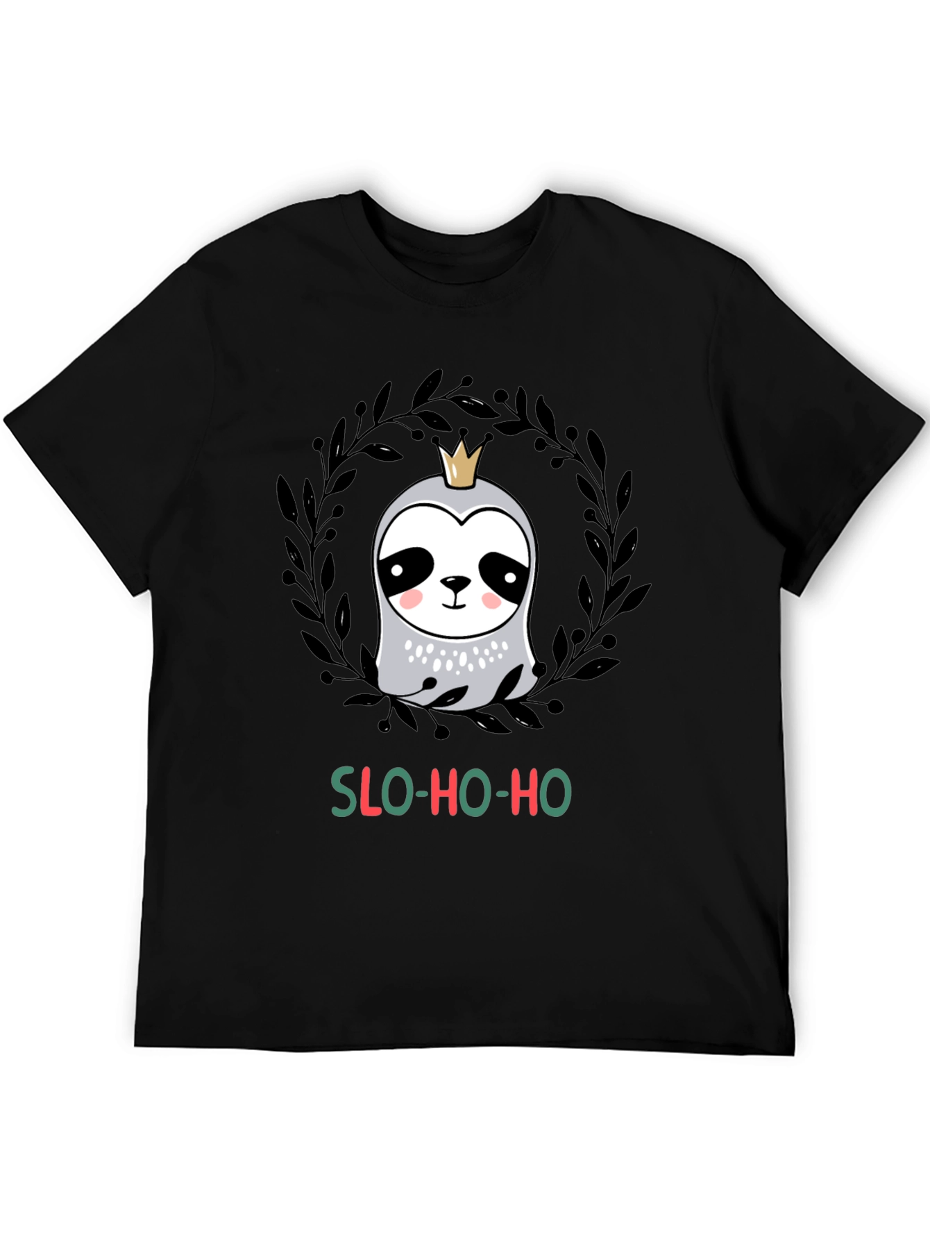 Slo-Ho-Ho Sloth Christmas T-Shirt
