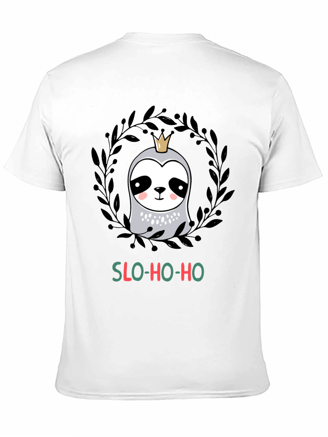 Slo-Ho-Ho Sloth Christmas T-Shirt