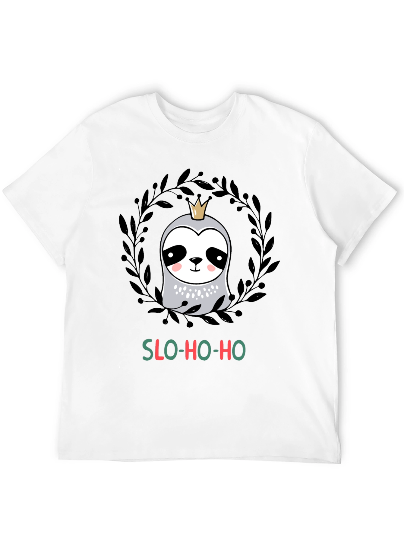 Slo-Ho-Ho Sloth Christmas T-Shirt