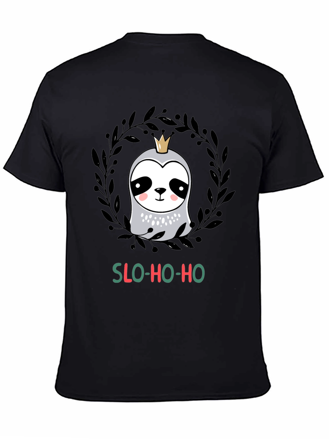 Slo-Ho-Ho Sloth Christmas T-Shirt