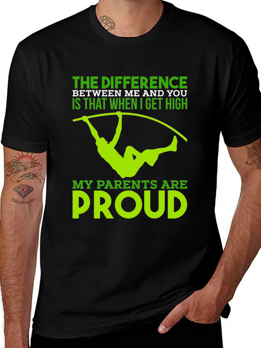 Pole Vaulting T-Shirt - High Standards Proud Parents