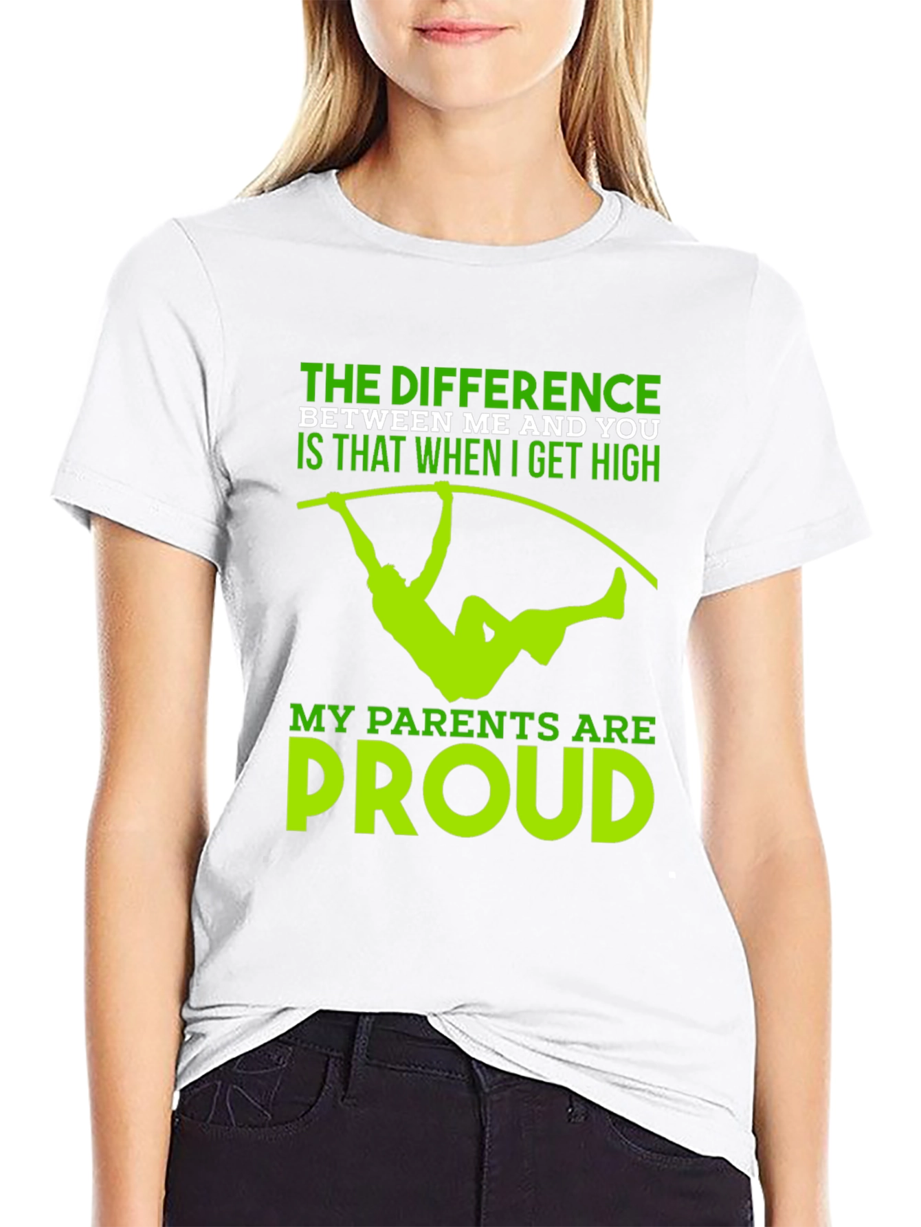 Pole Vaulting T-Shirt - High Standards Proud Parents