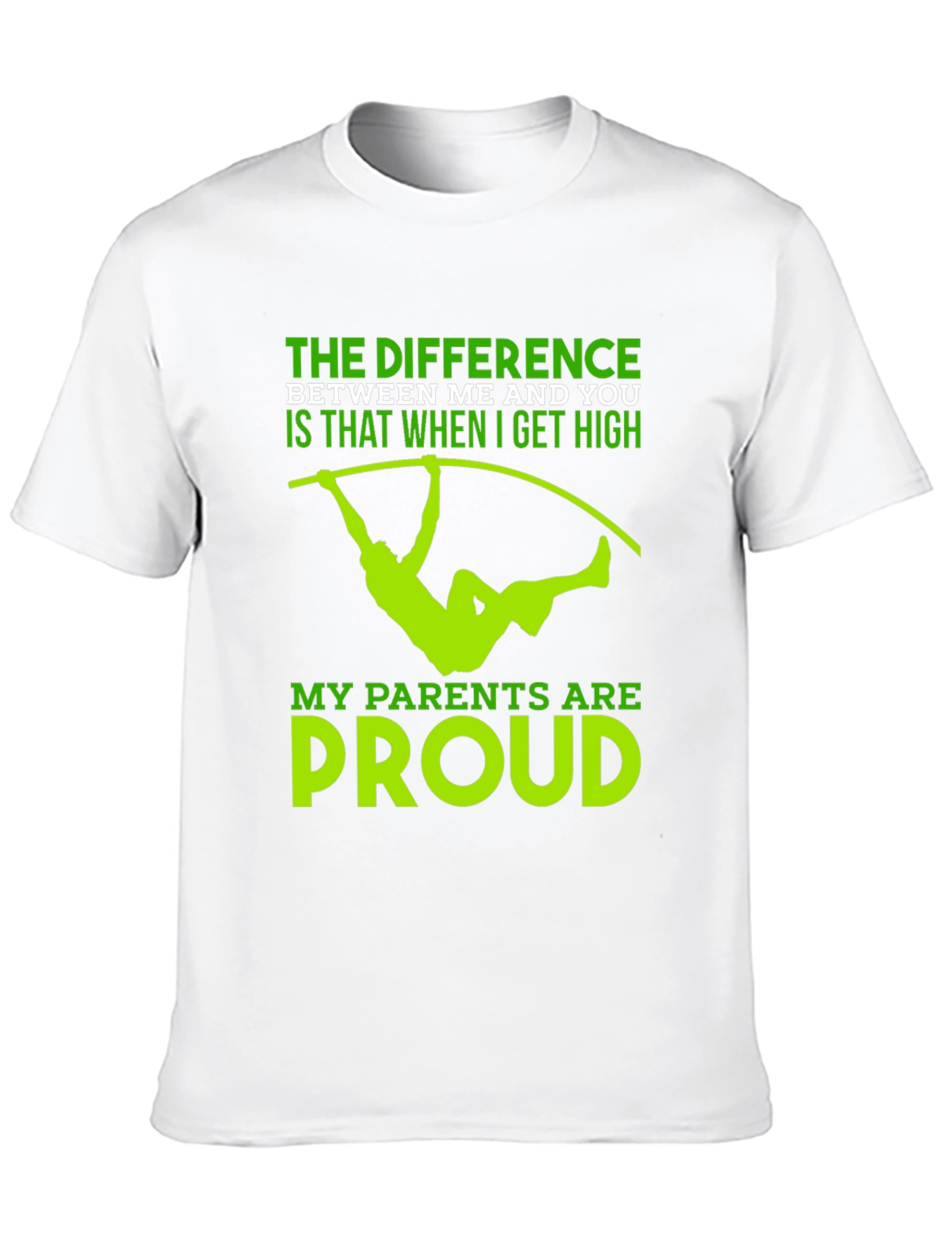 Pole Vaulting T-Shirt - High Standards Proud Parents