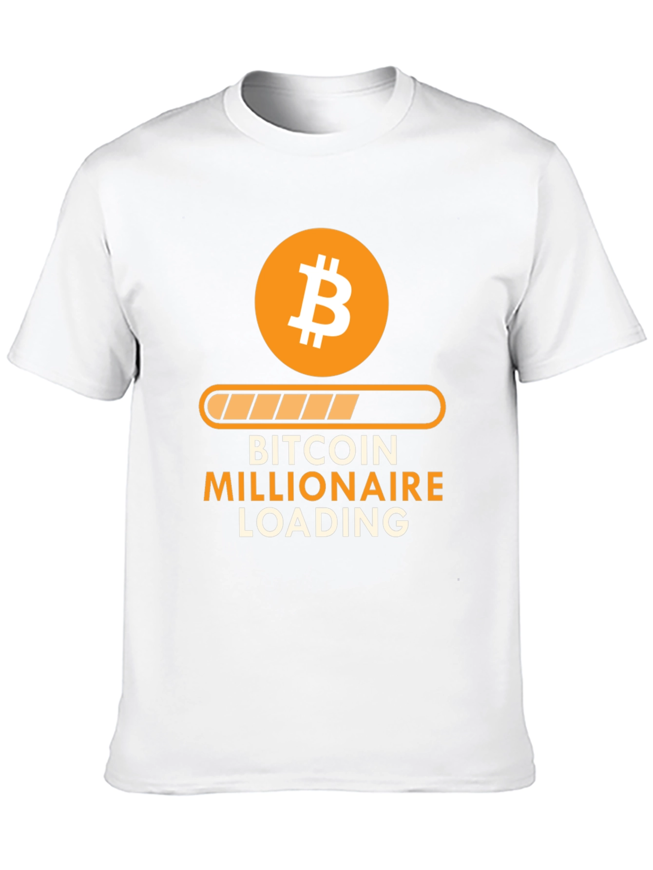 Bitcoin Millionaire Loading T-Shirt - Crypto Investor Tee