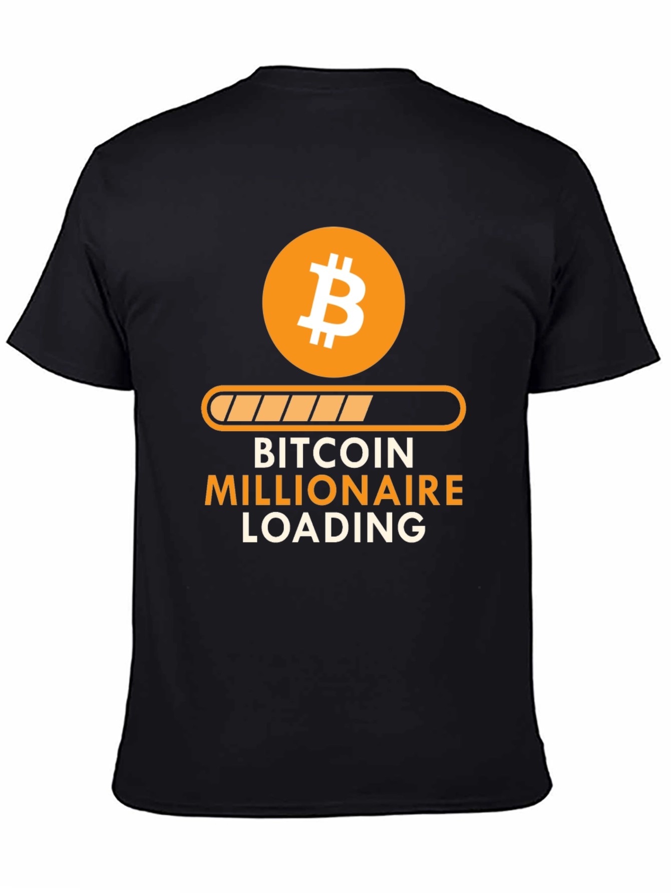 Bitcoin Millionaire Loading T-Shirt - Crypto Investor Tee