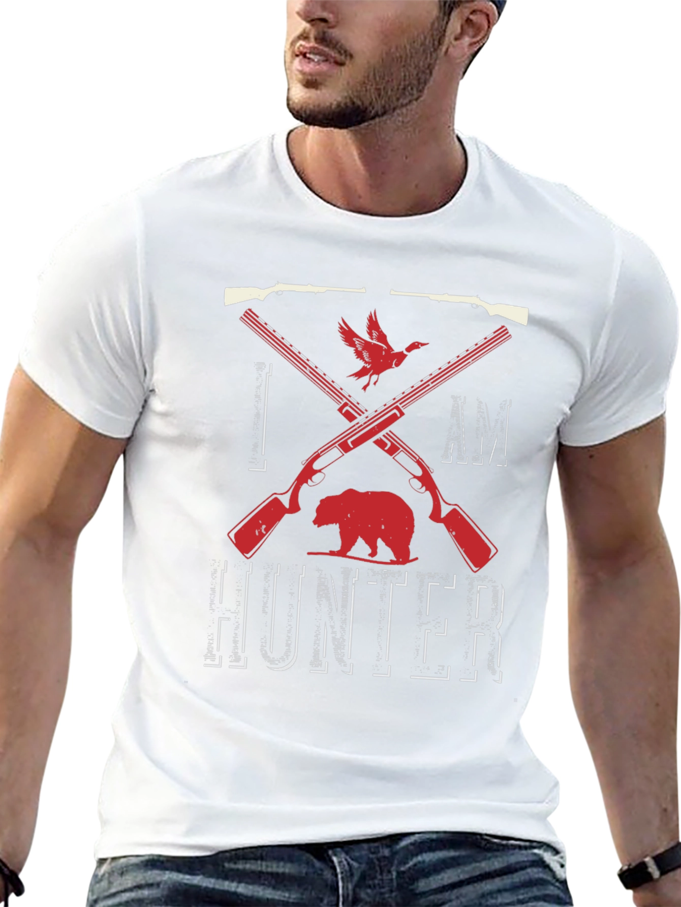 Hunter Graphic Tee - Hunting Theme Shirt
