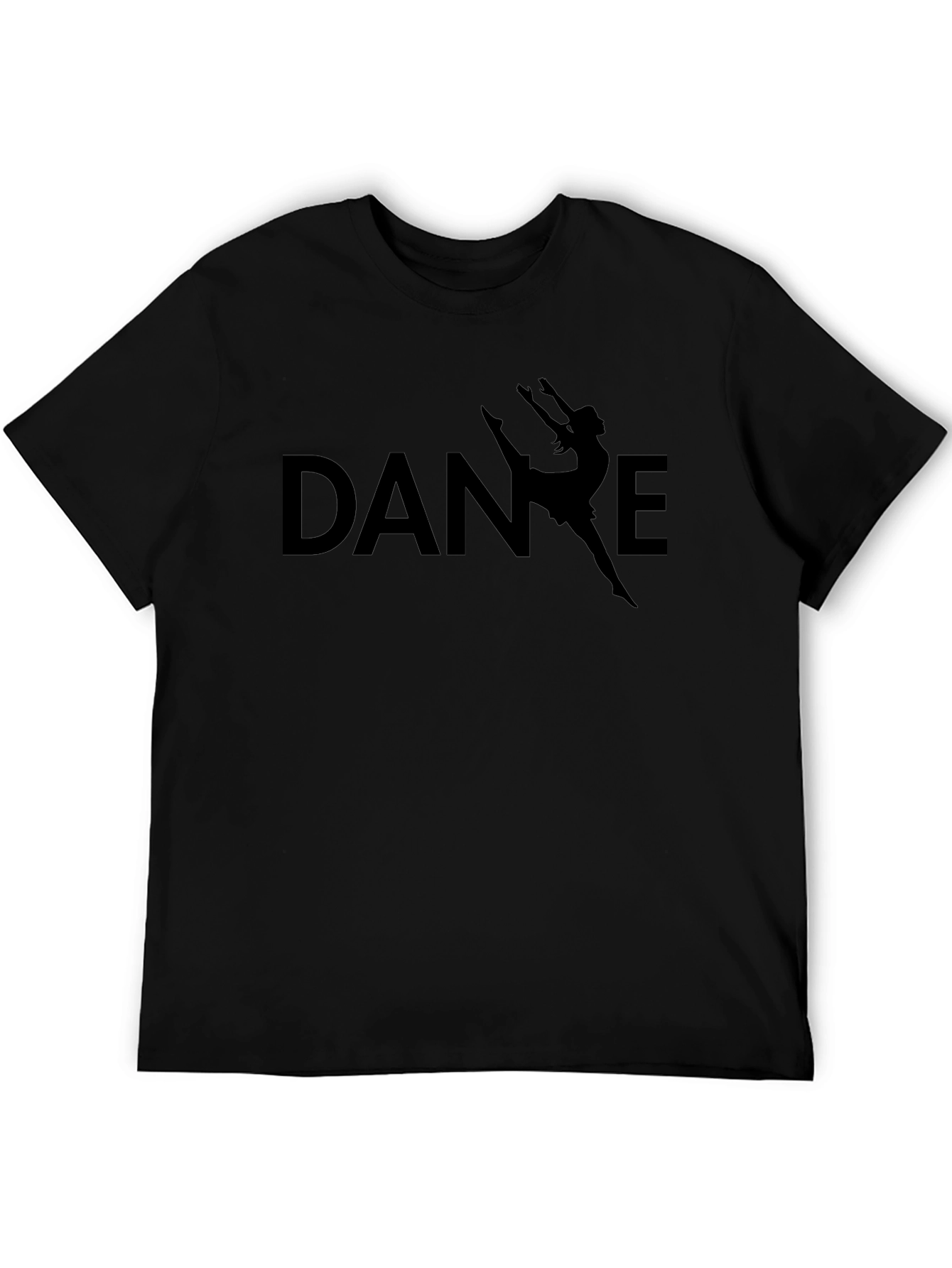 Dance Silhouette Graphic Tee - Black