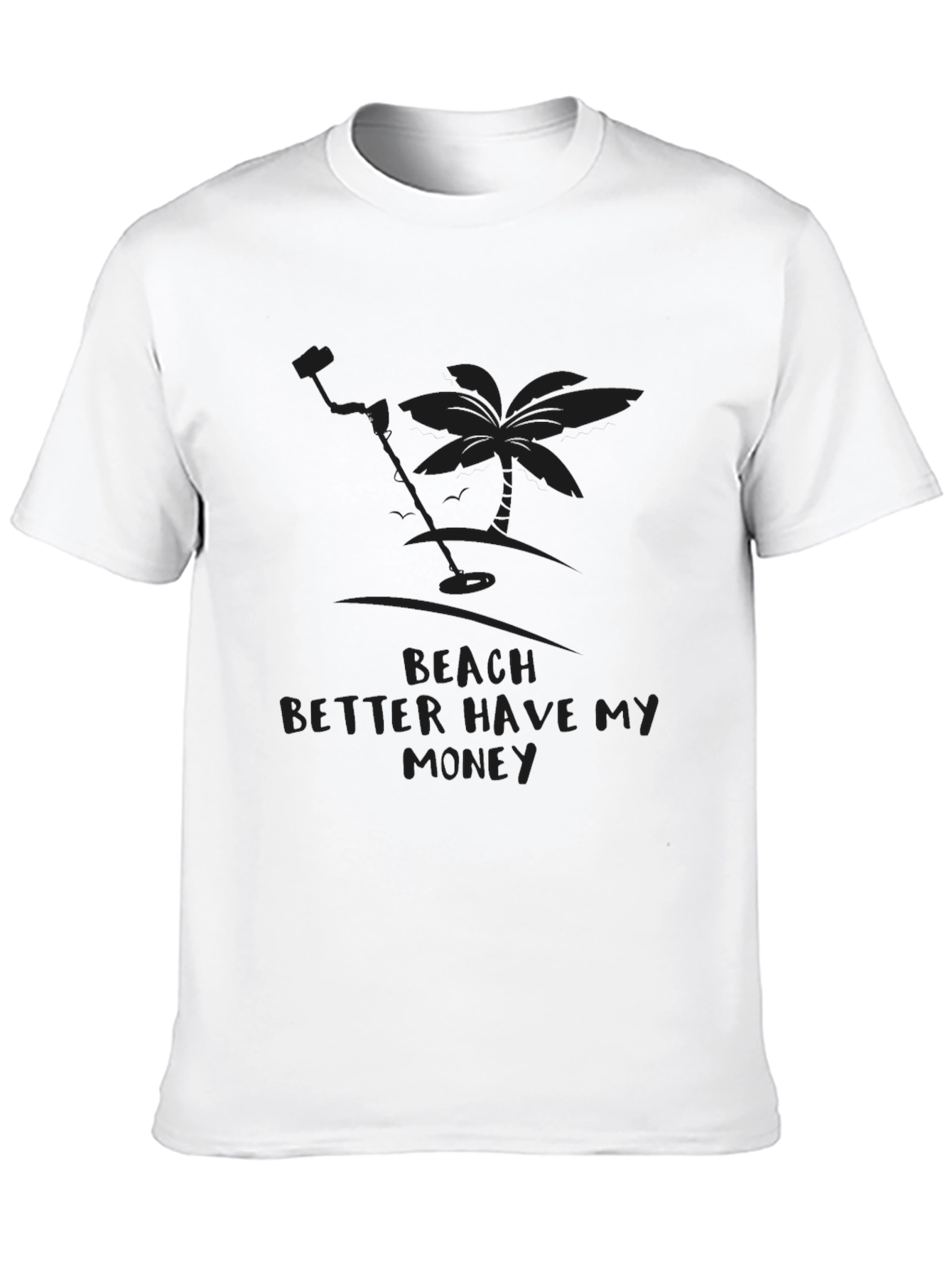 Beach Better Have My Money Black Graphic Tee