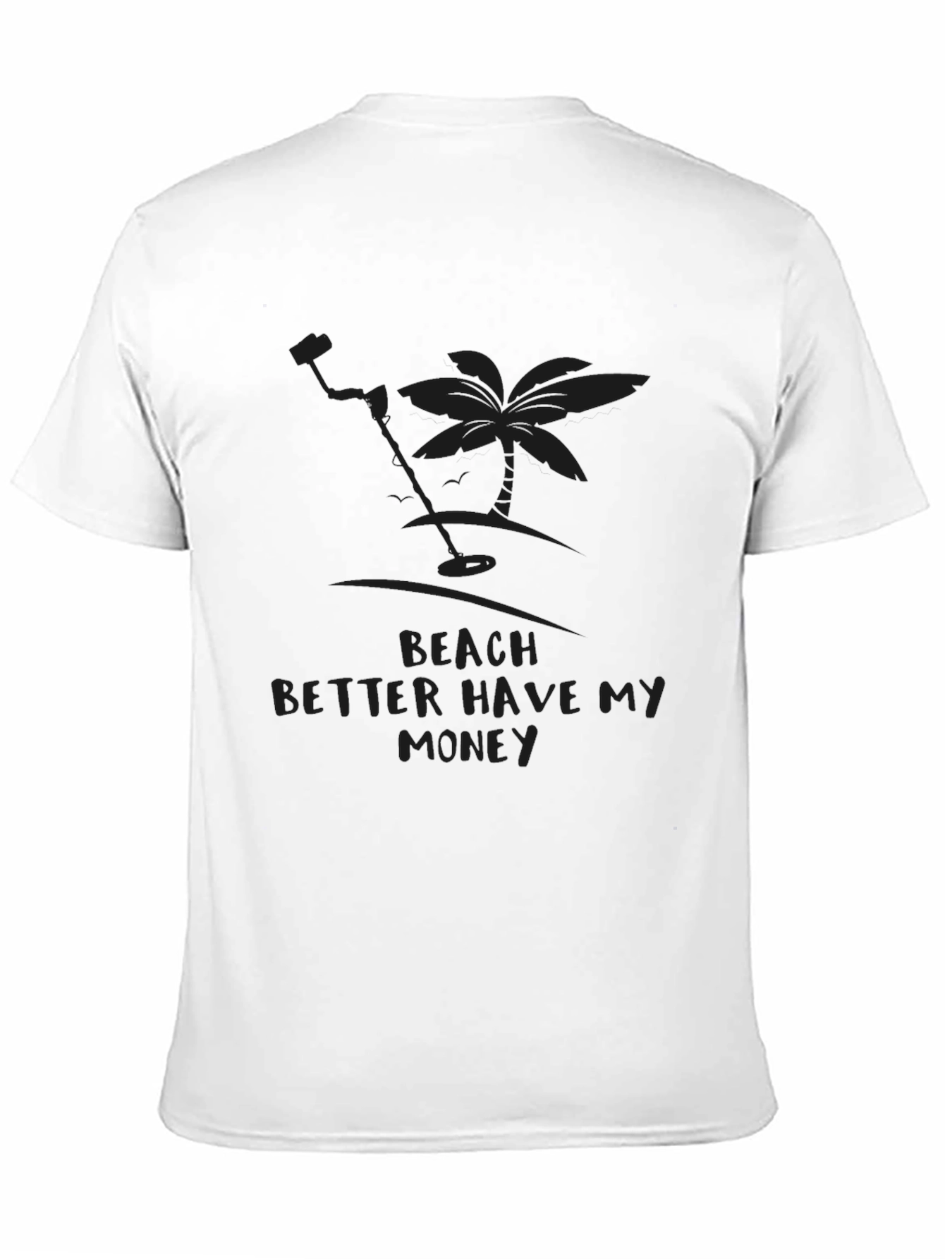 Beach Better Have My Money Black Graphic Tee