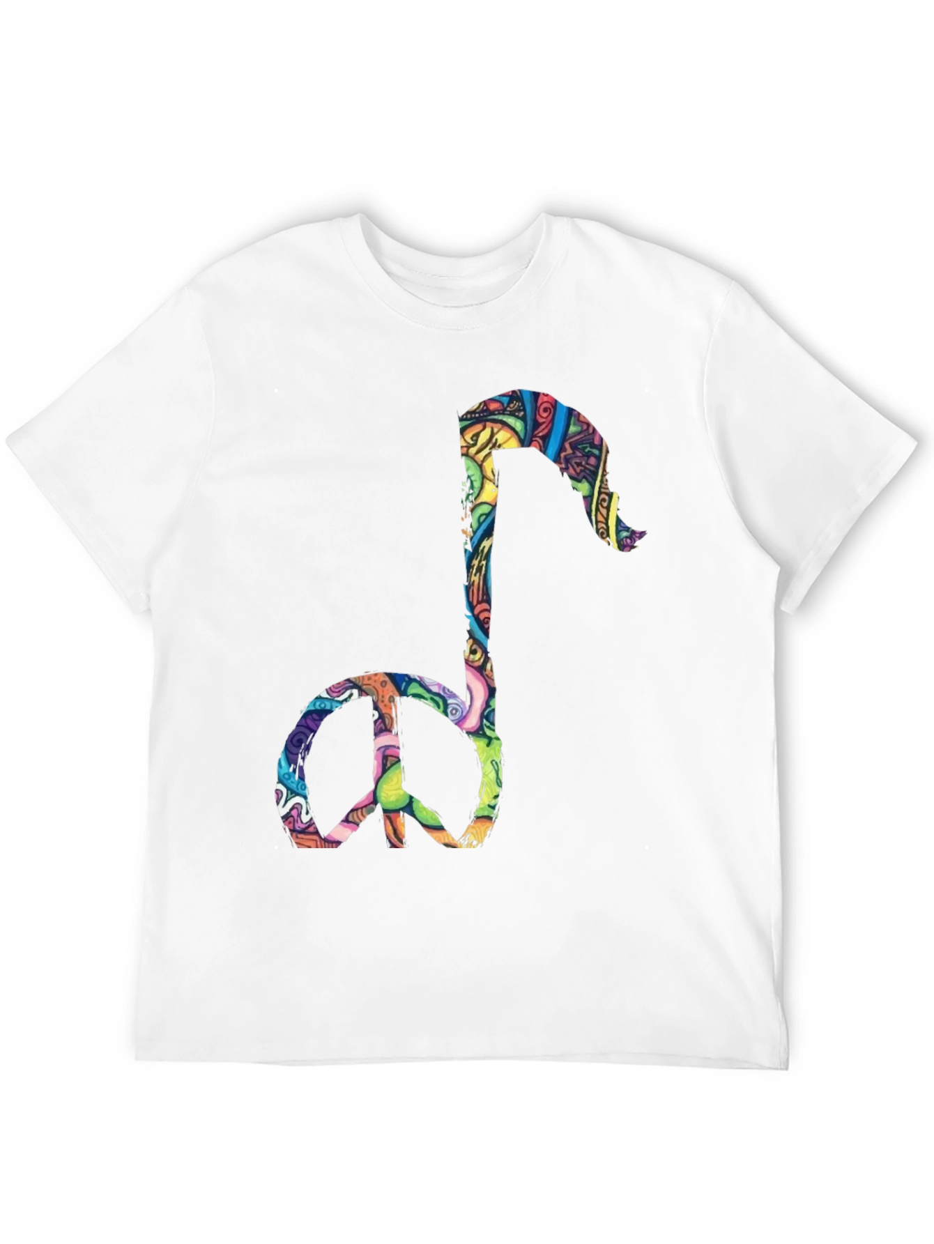 Peace Note Graphic Tee - Black