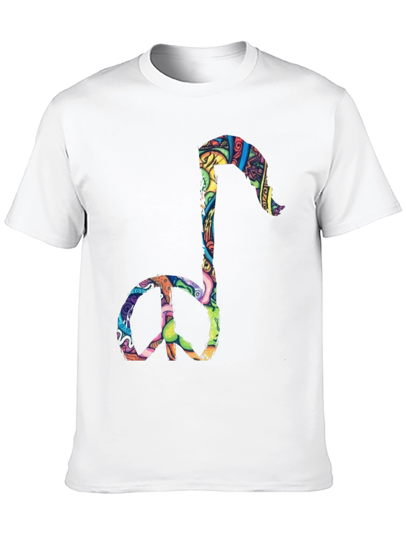 Peace Note Graphic Tee - Black