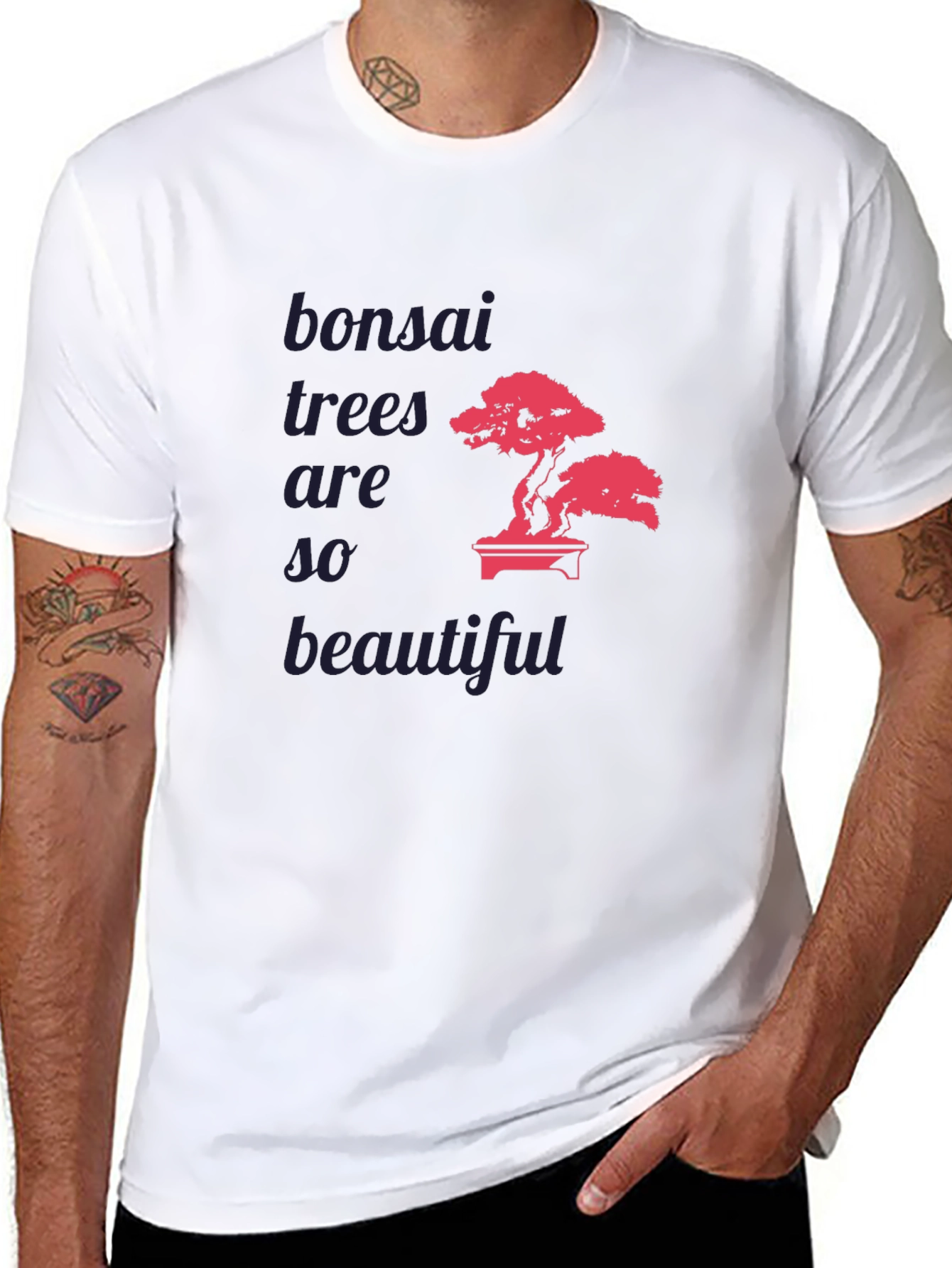 Bonsai Tree Graphic Tee - Stylish & Comfortable