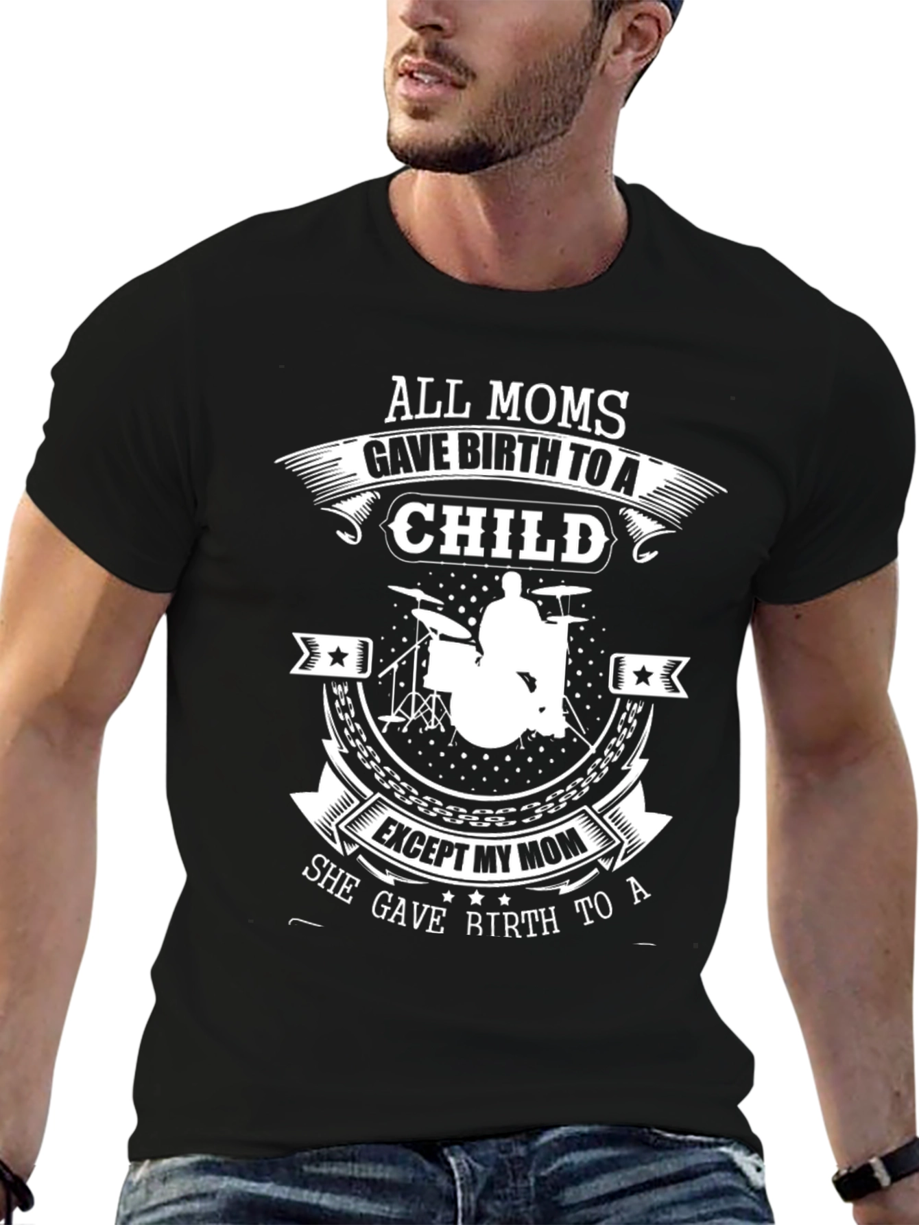 All Moms T-Shirt: Drummer Mom Edition
