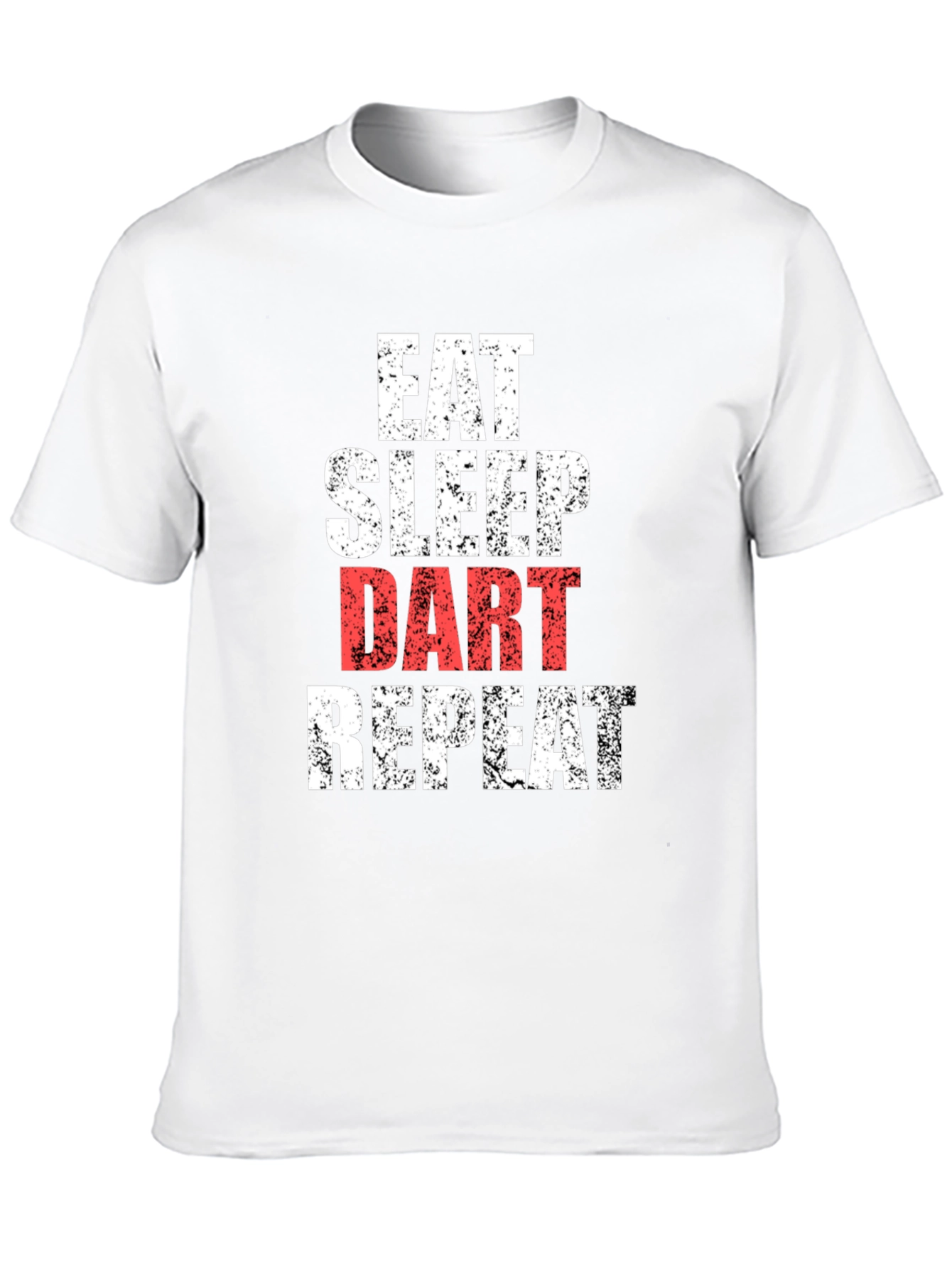 Eat Sleep Dart Repeat T-Shirt - Black