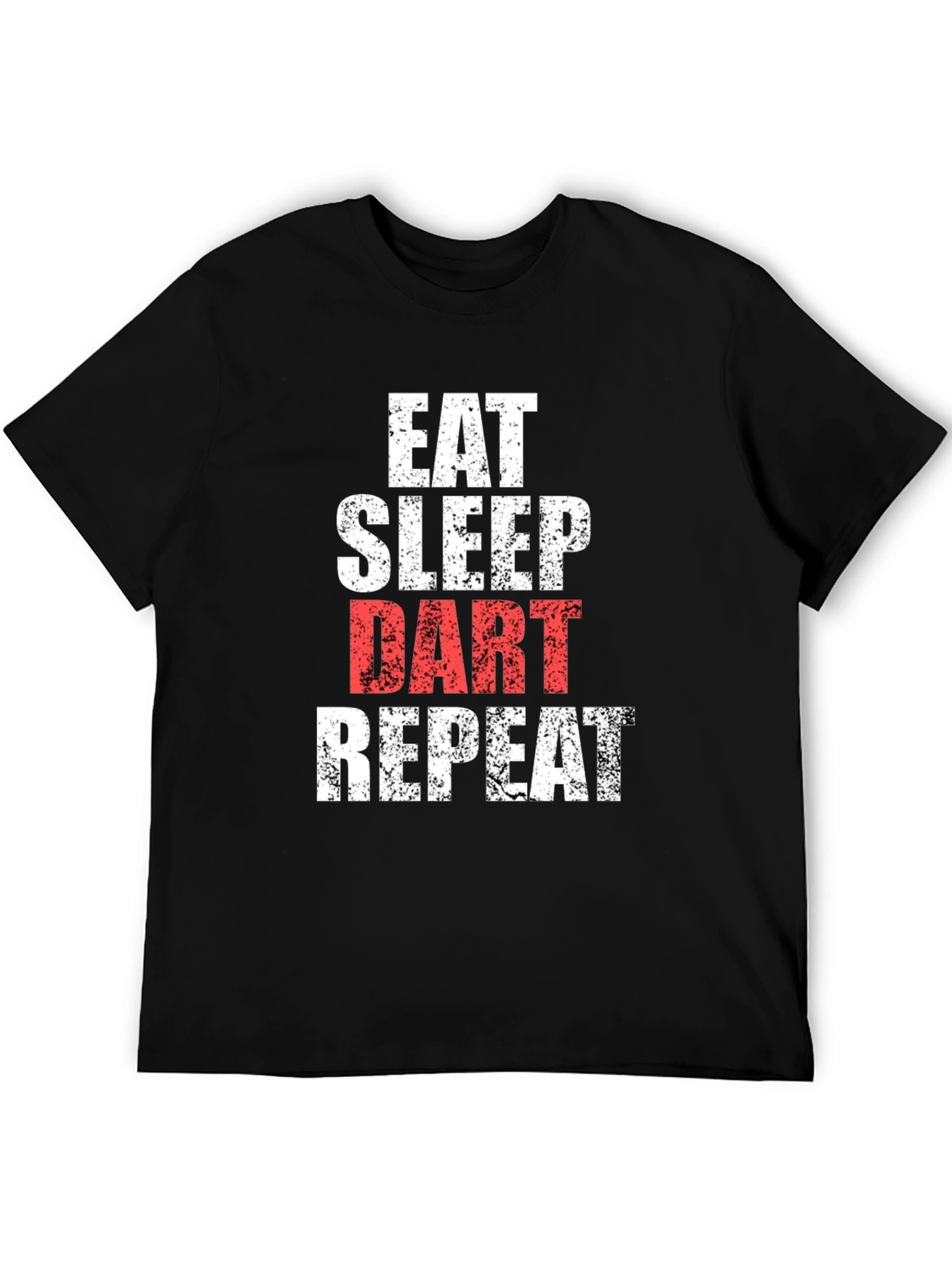 Eat Sleep Dart Repeat T-Shirt - Black
