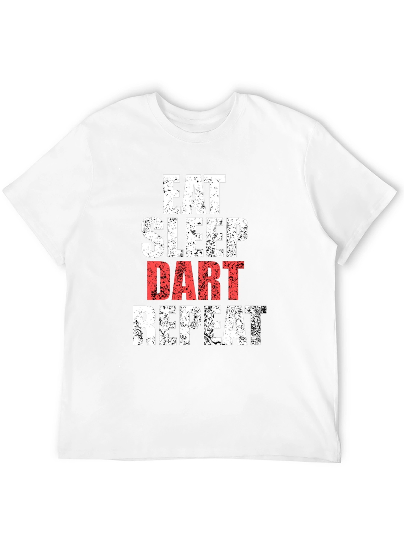 Eat Sleep Dart Repeat T-Shirt - Black