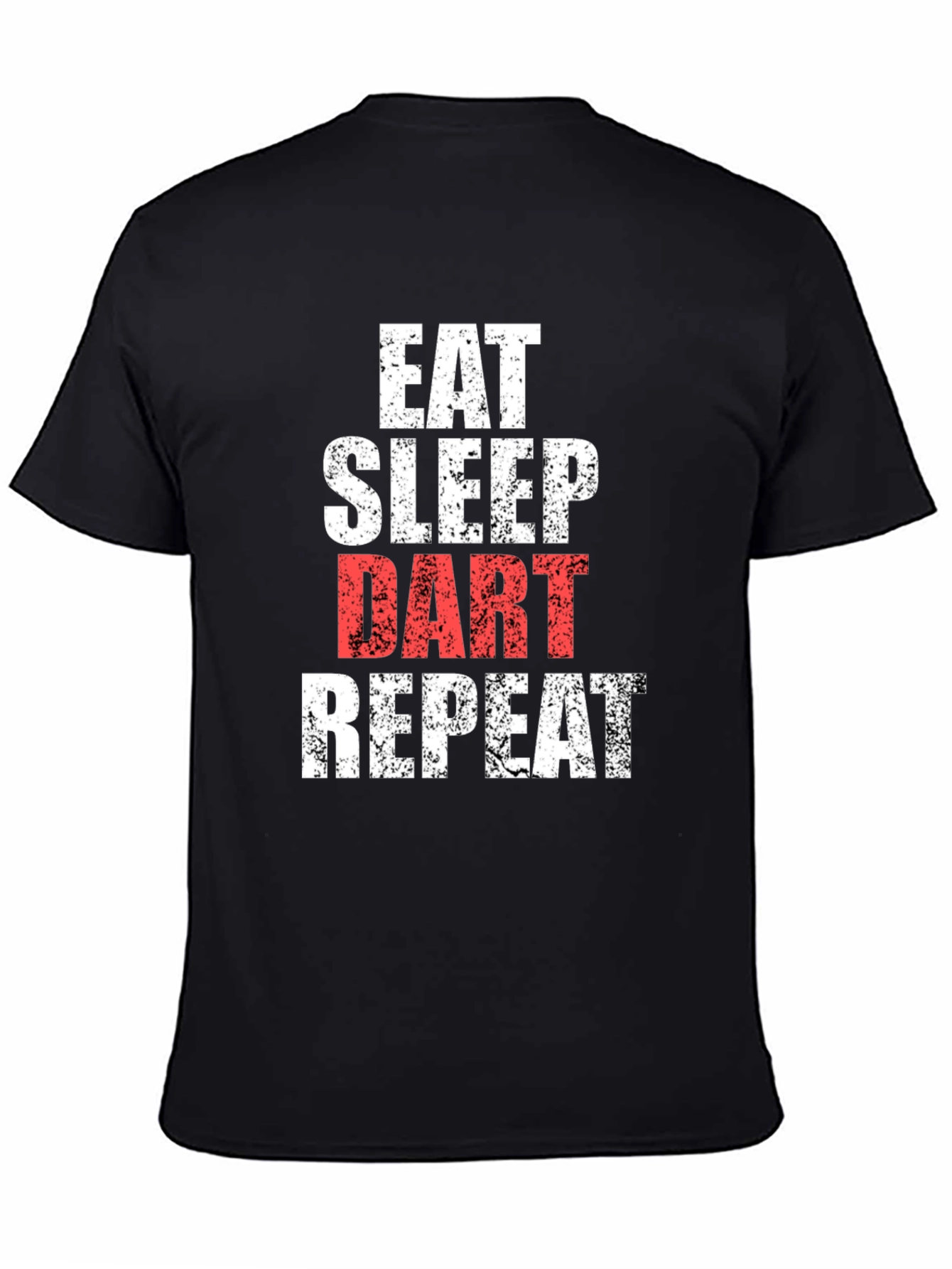 Eat Sleep Dart Repeat T-Shirt - Black