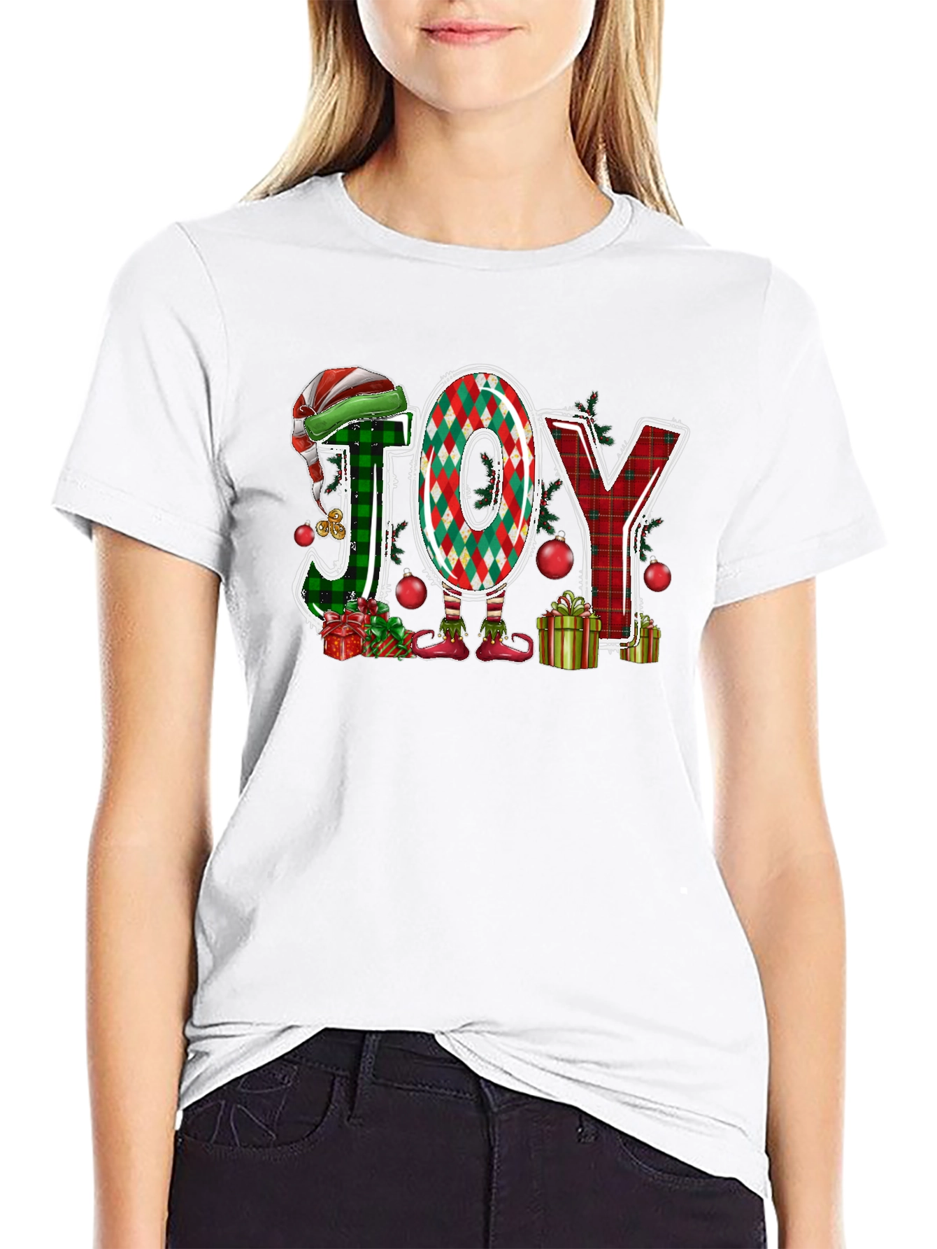 Festive JOY Christmas T-Shirt