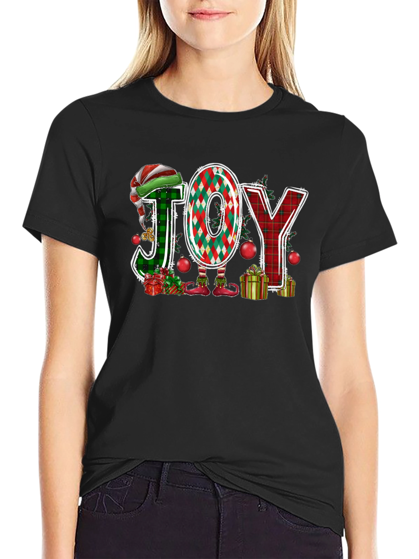 Festive JOY Christmas T-Shirt