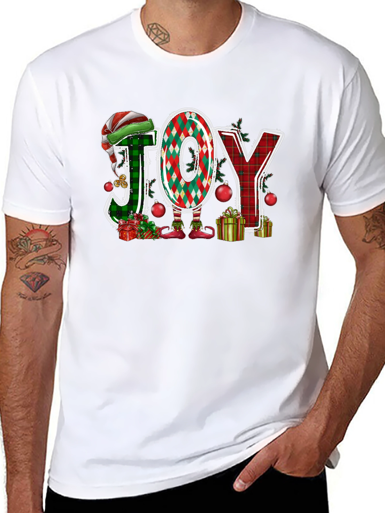 Festive JOY Christmas T-Shirt