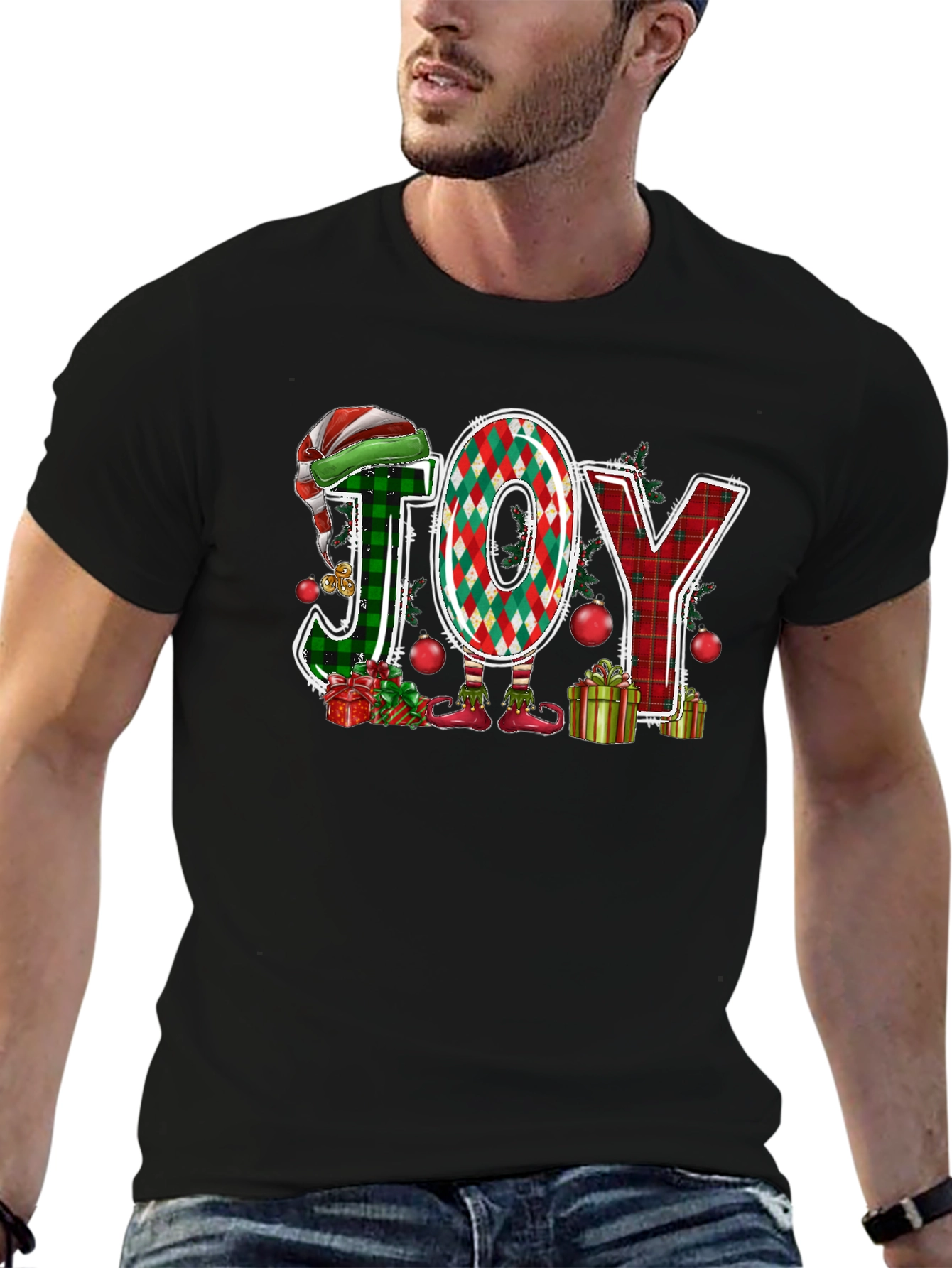 Festive JOY Christmas T-Shirt