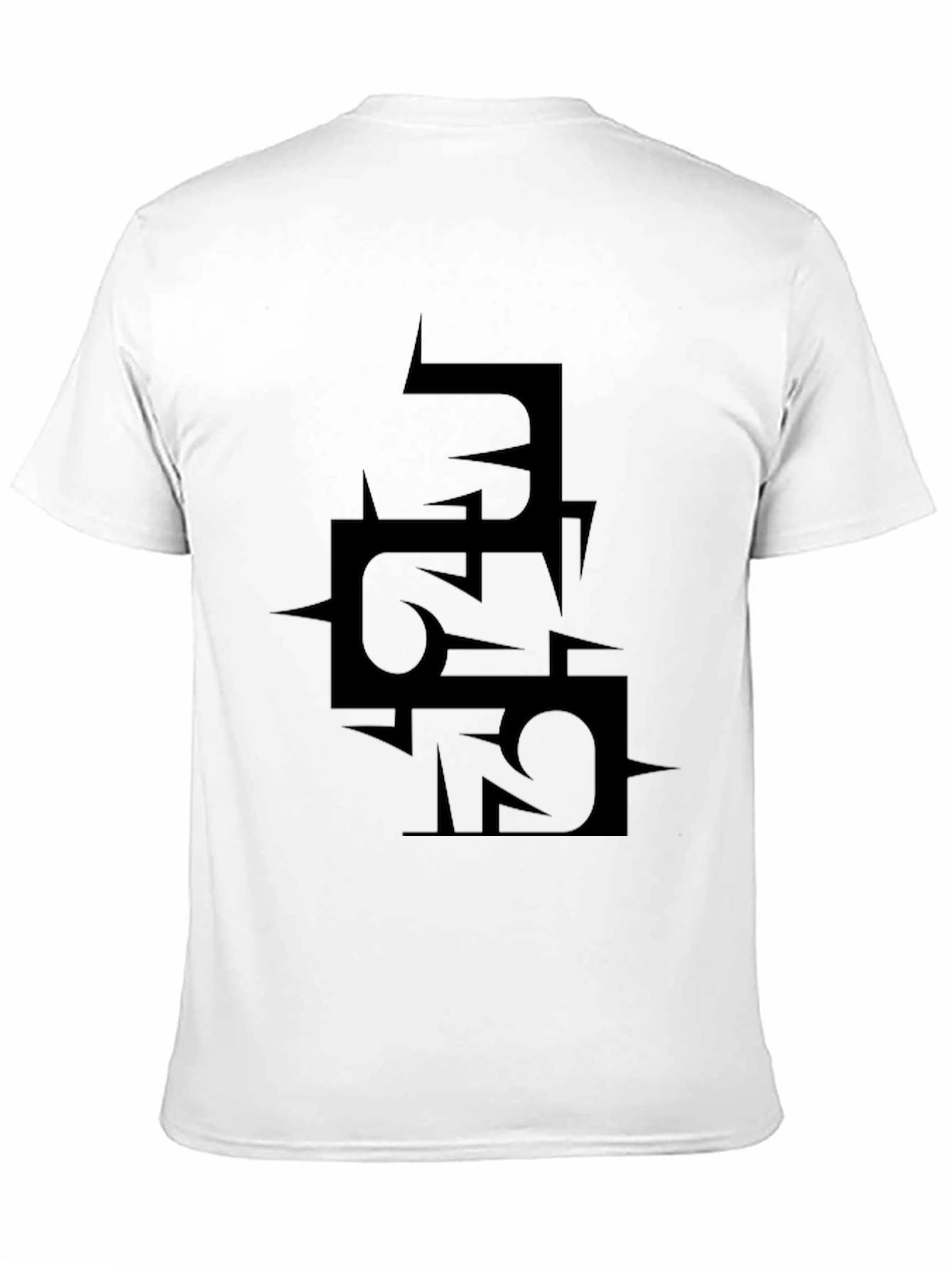 Edgy Black Graphic Tee - Statement Design