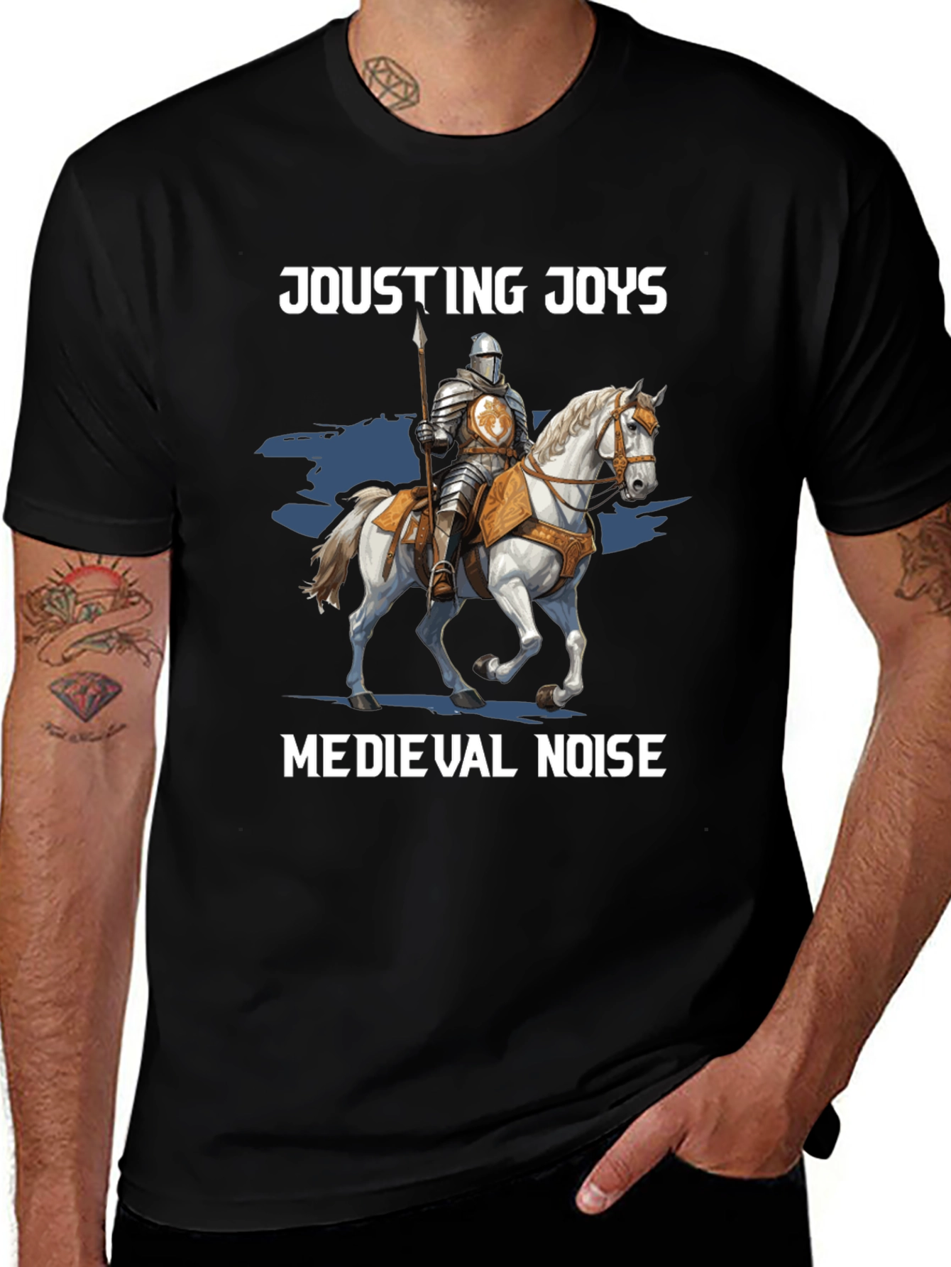 Jousting Joys Medieval Noise T-Shirt