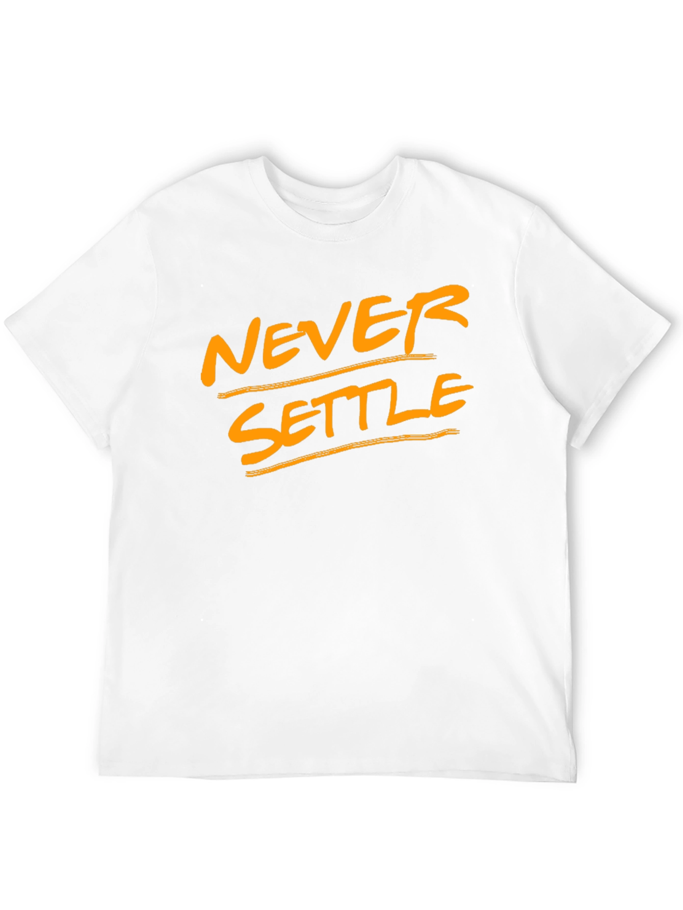 Never Settle Black T-Shirt