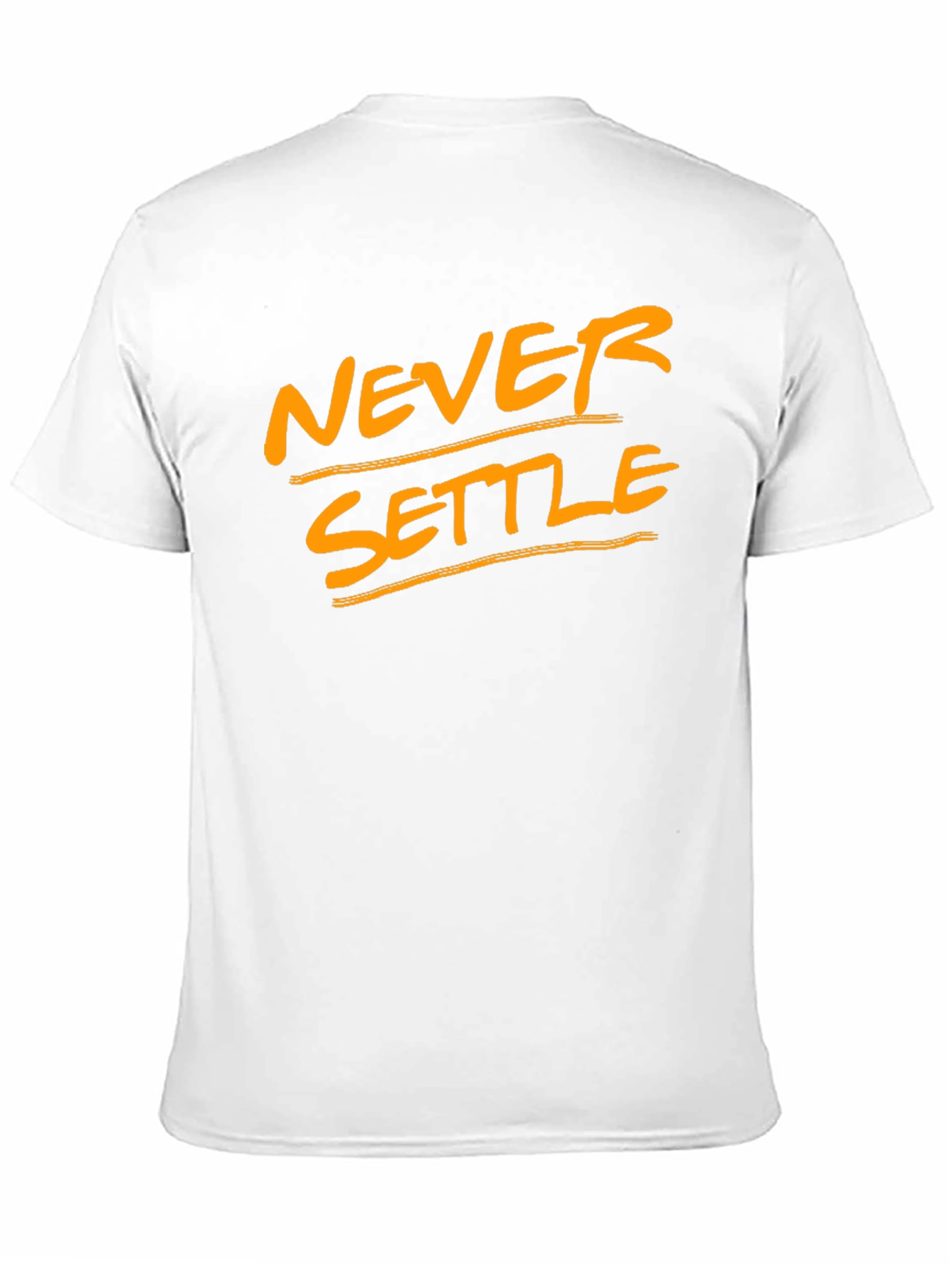 Never Settle Black T-Shirt