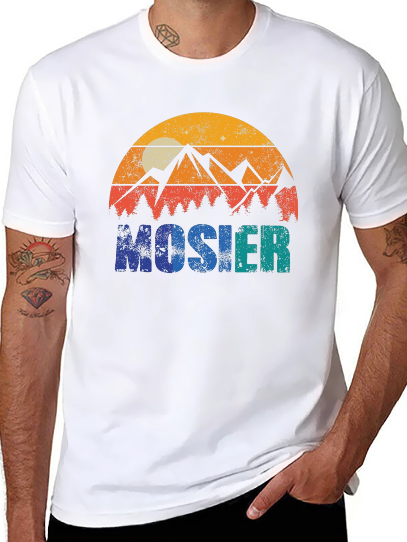 Retro Mountain Mosier T-Shirt