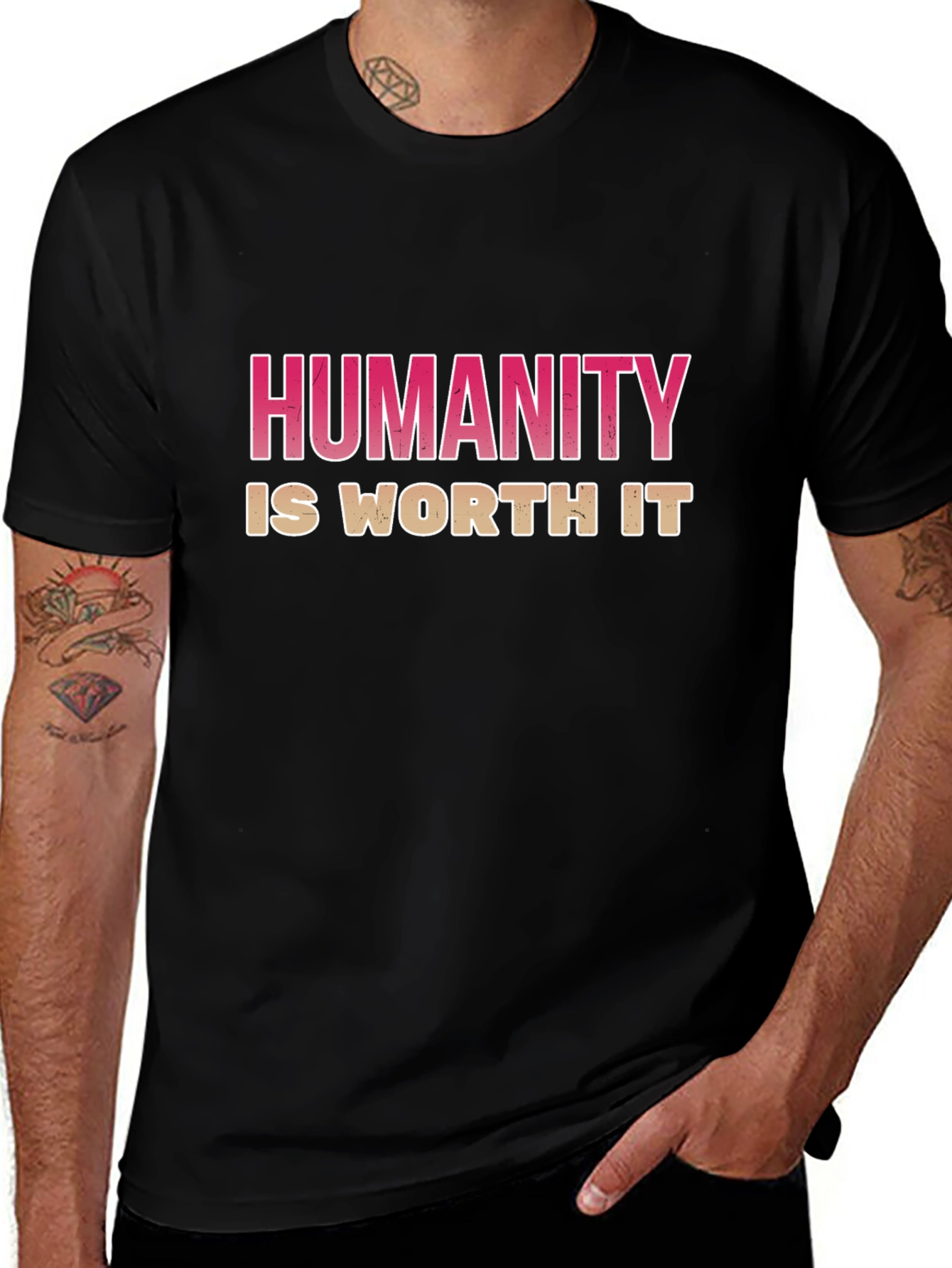 Humanity Is Worth It Graphic T-Shirt