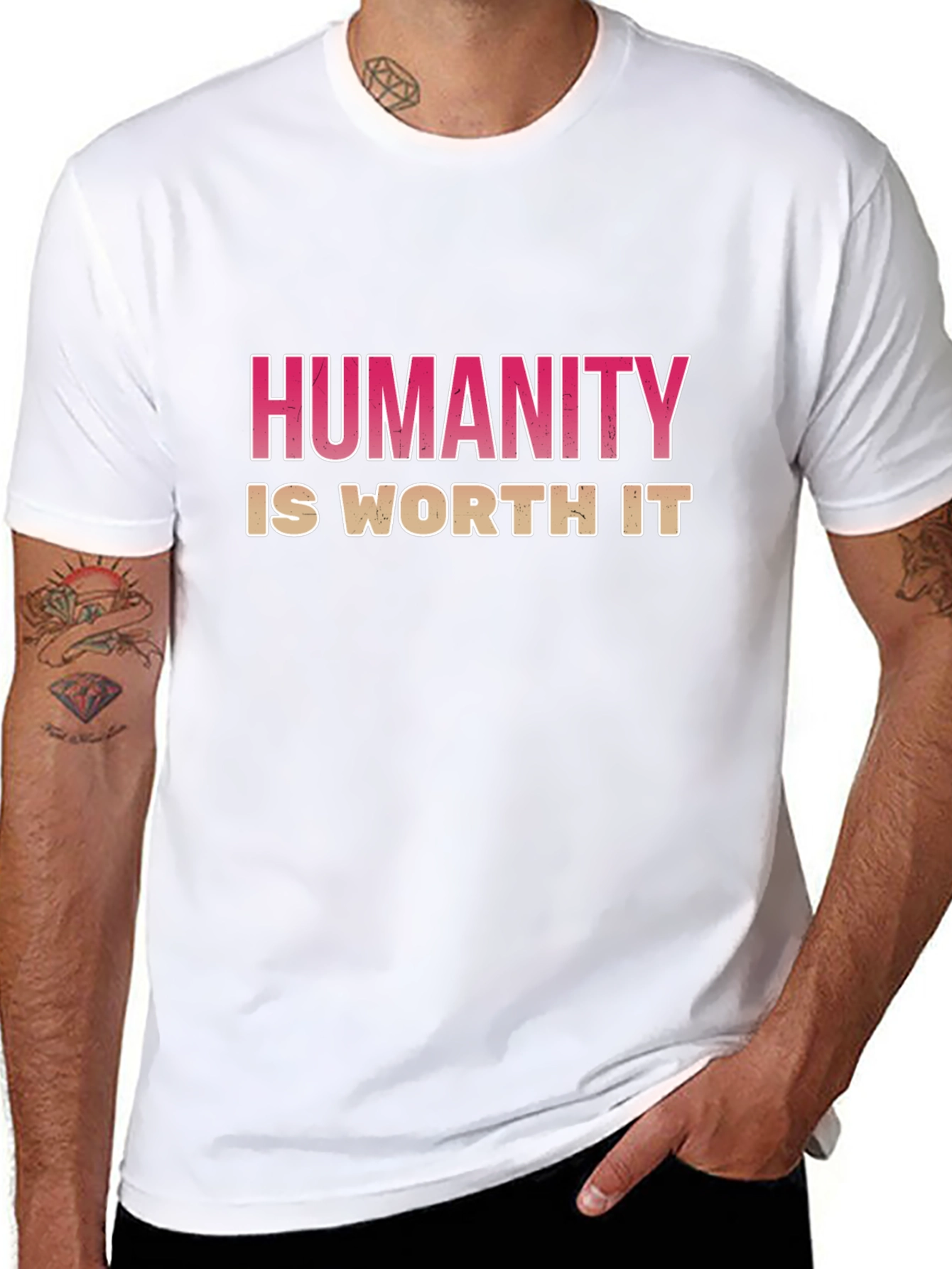 Humanity Is Worth It Graphic T-Shirt