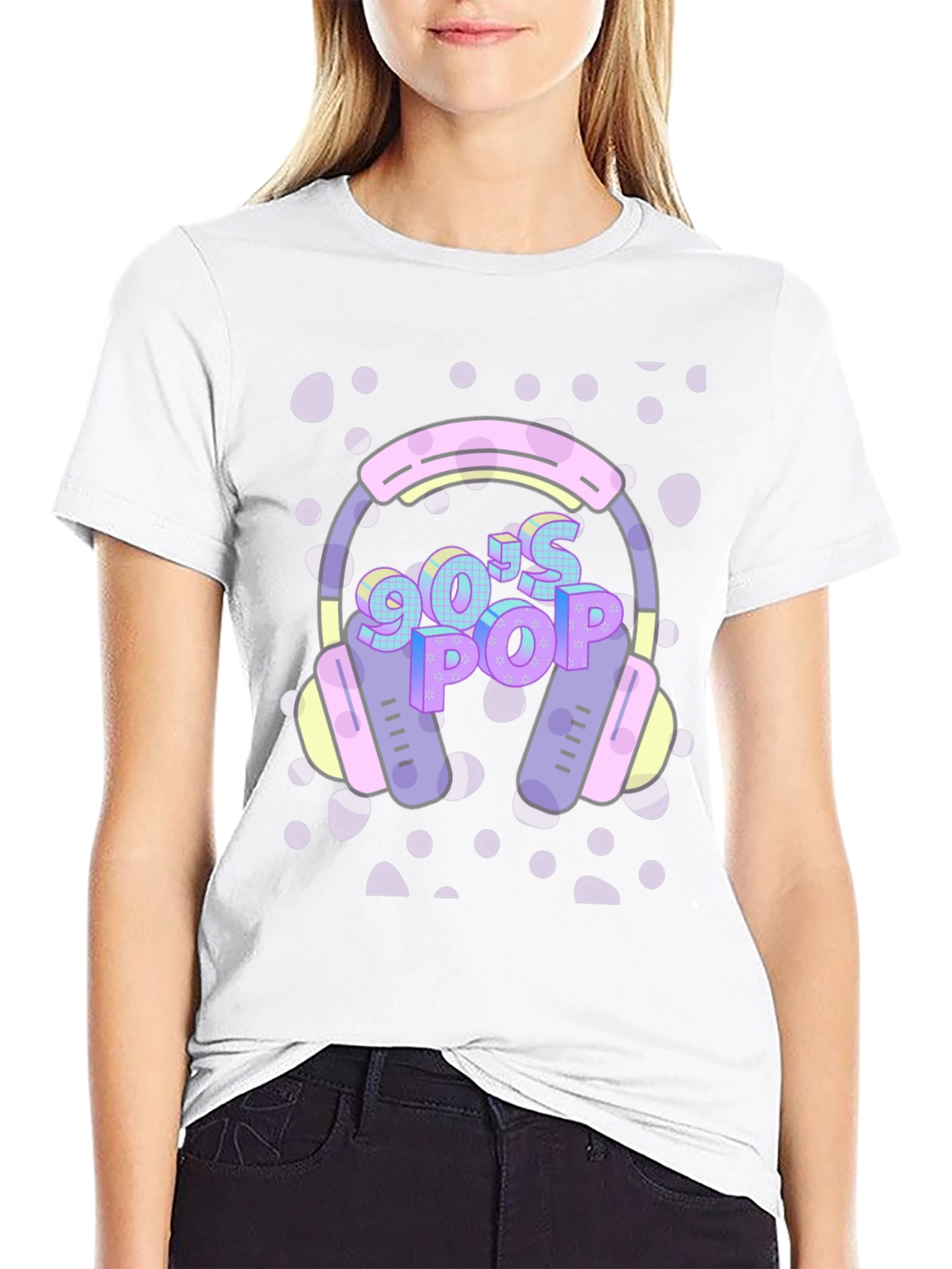 90s Pop Headphone Graphic Tee