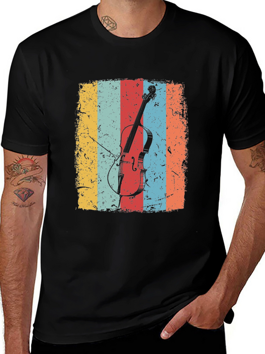 Vintage Cello T-Shirt - Retro Musical Instrument Tee