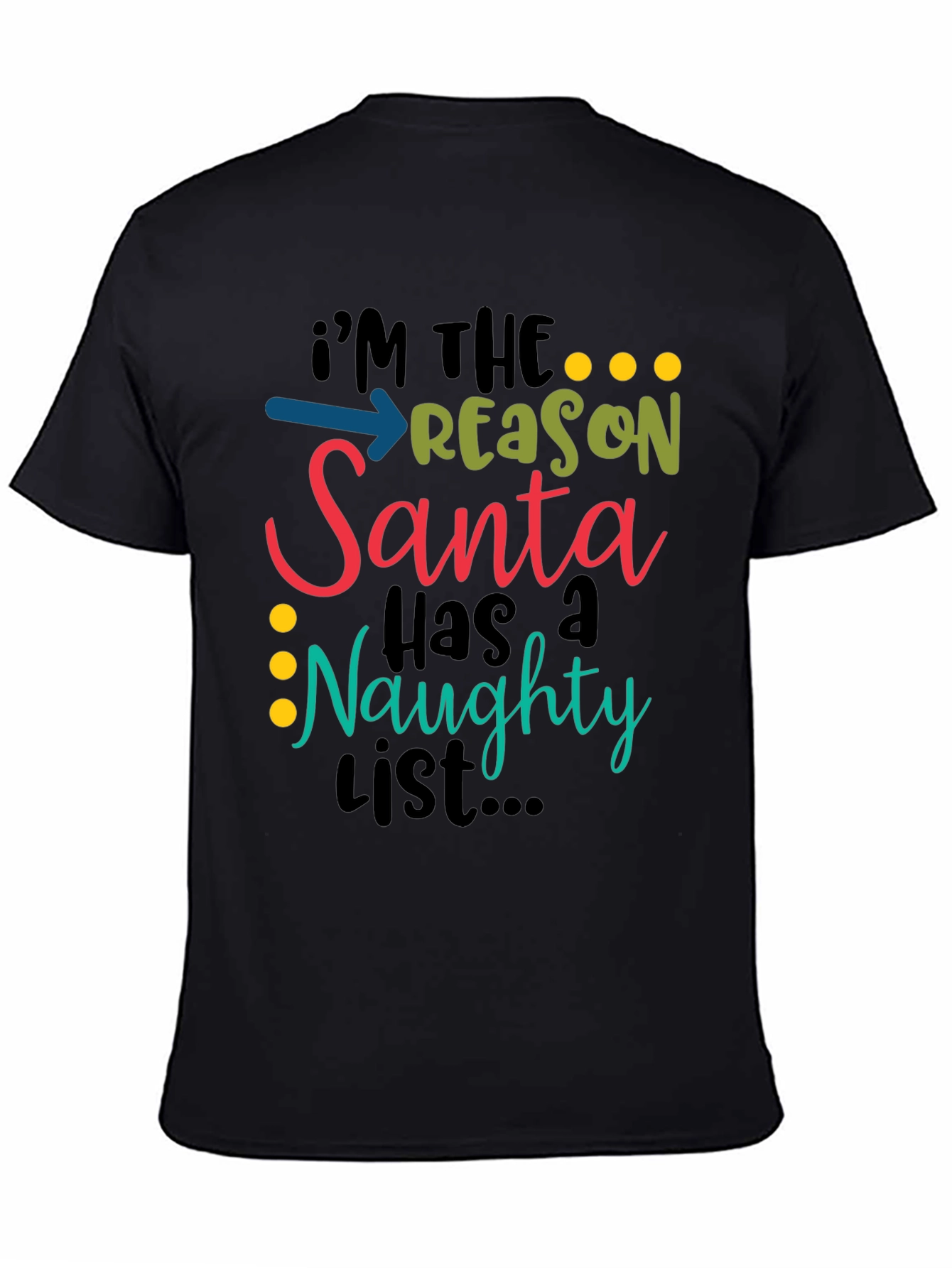Naughty List T-Shirt - Holiday Fun
