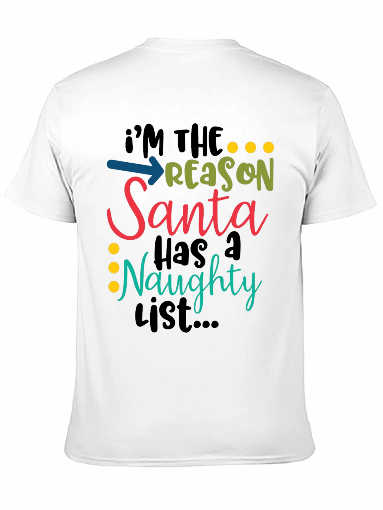 Naughty List T-Shirt - Holiday Fun