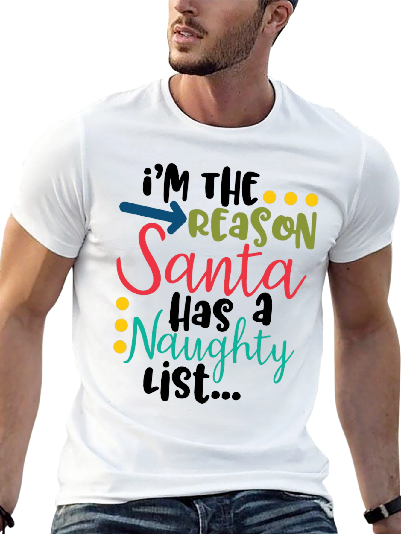 Naughty List T-Shirt - Holiday Fun