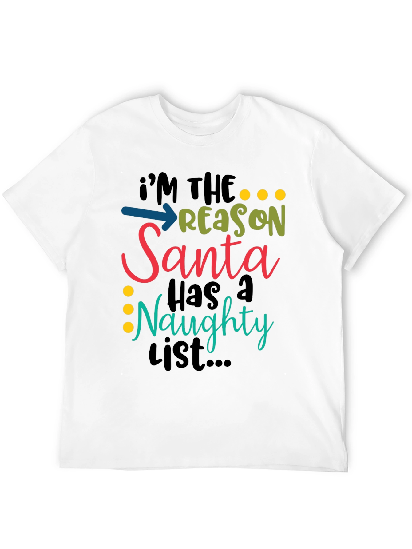 Naughty List T-Shirt - Holiday Fun