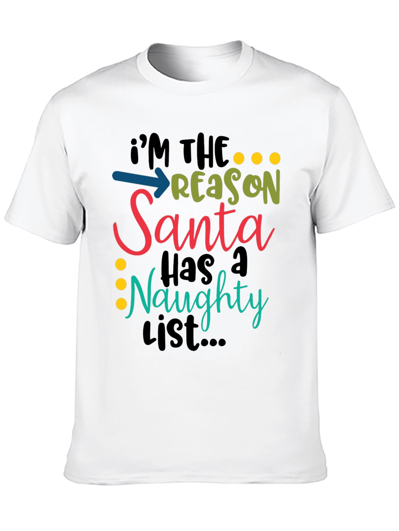 Naughty List T-Shirt - Holiday Fun