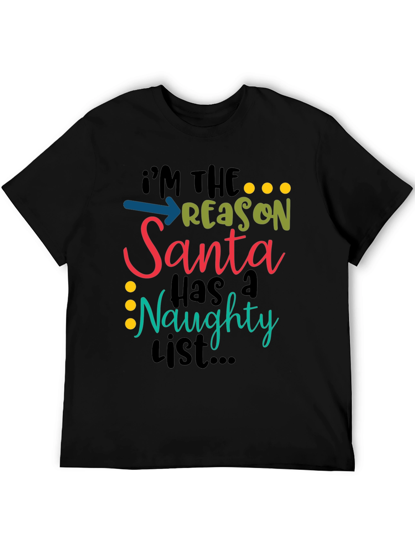 Naughty List T-Shirt - Holiday Fun