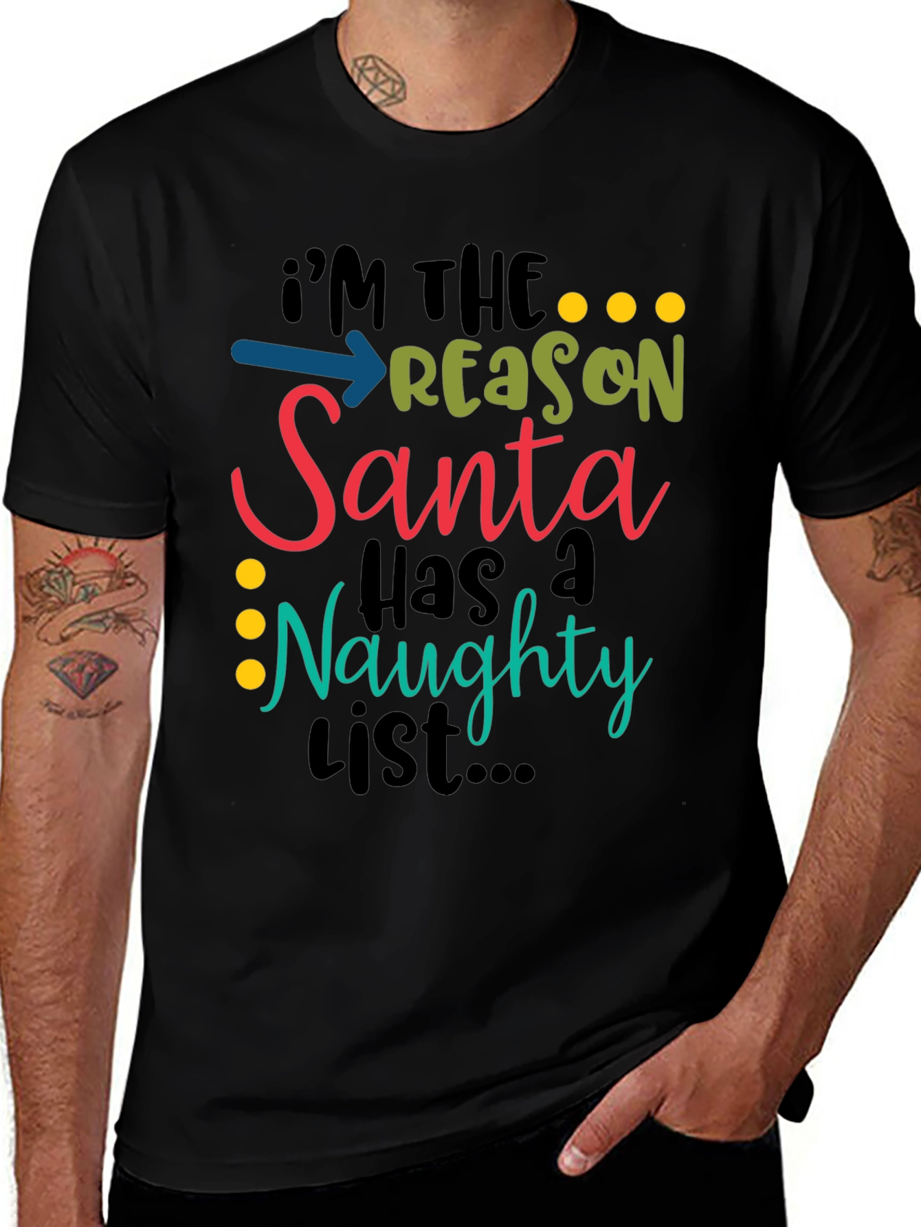 Naughty List T-Shirt - Holiday Fun
