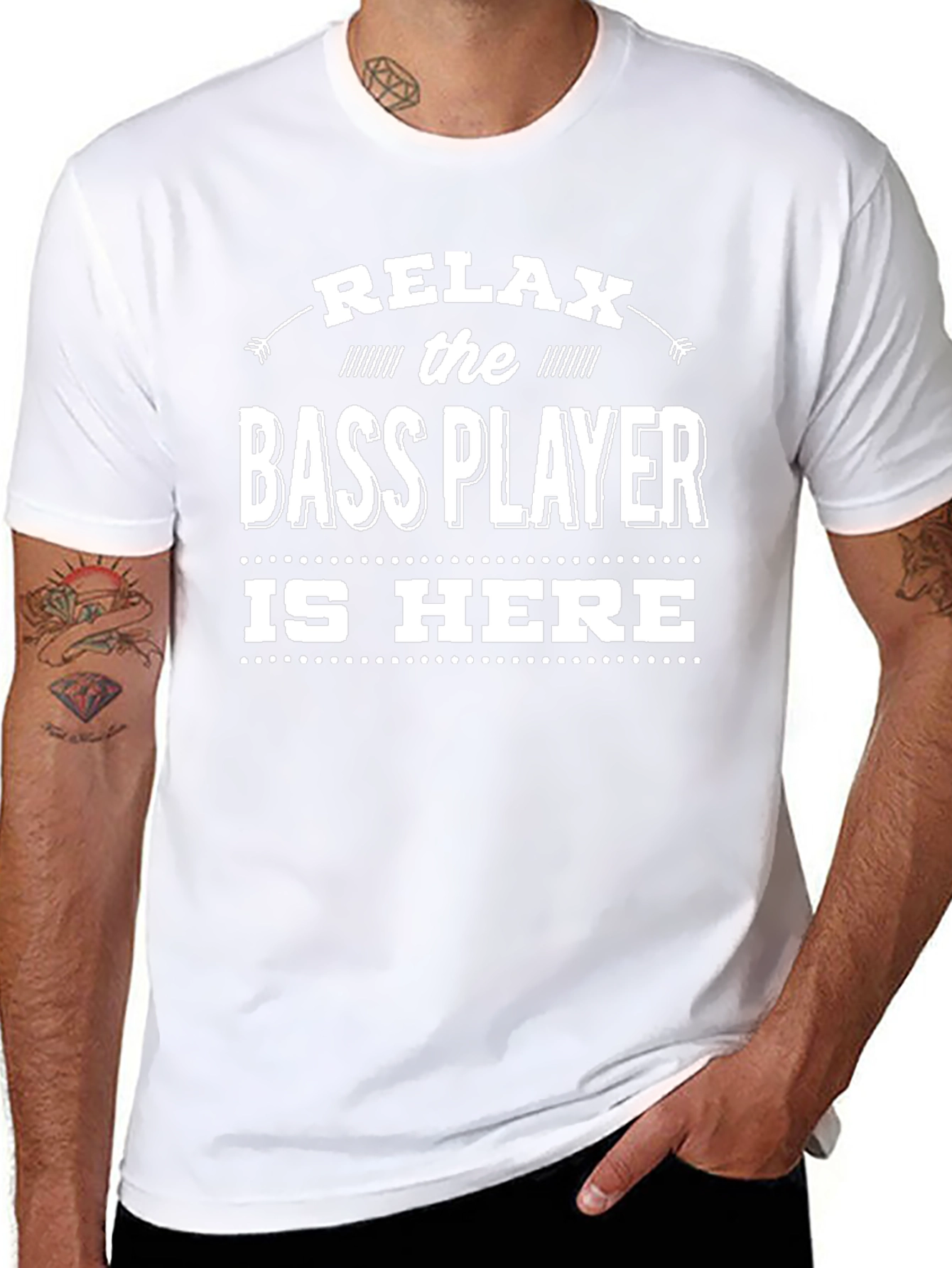 Relax Bass Player T-Shirt - Musician Humor Tee