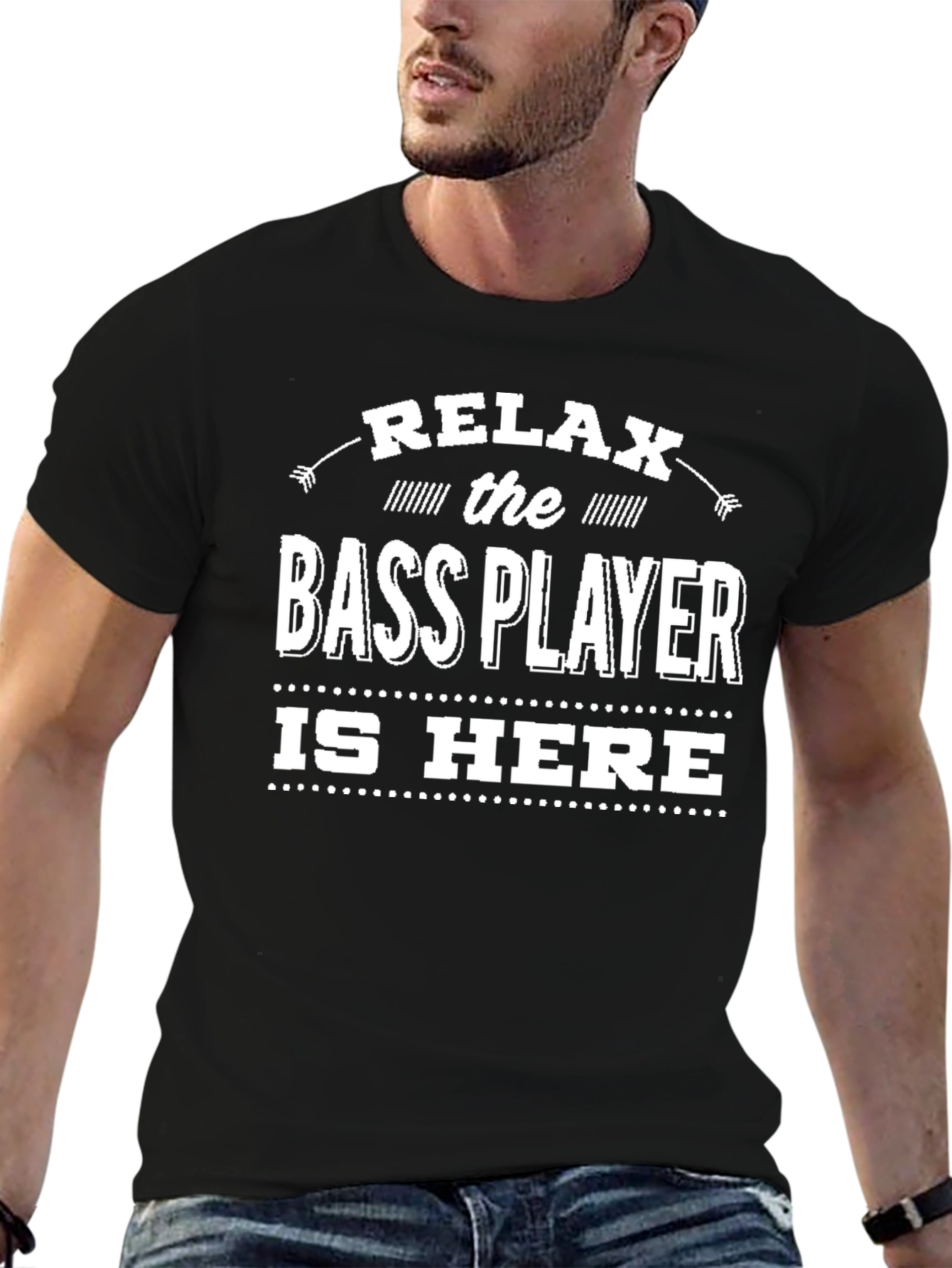 Relax Bass Player T-Shirt - Musician Humor Tee