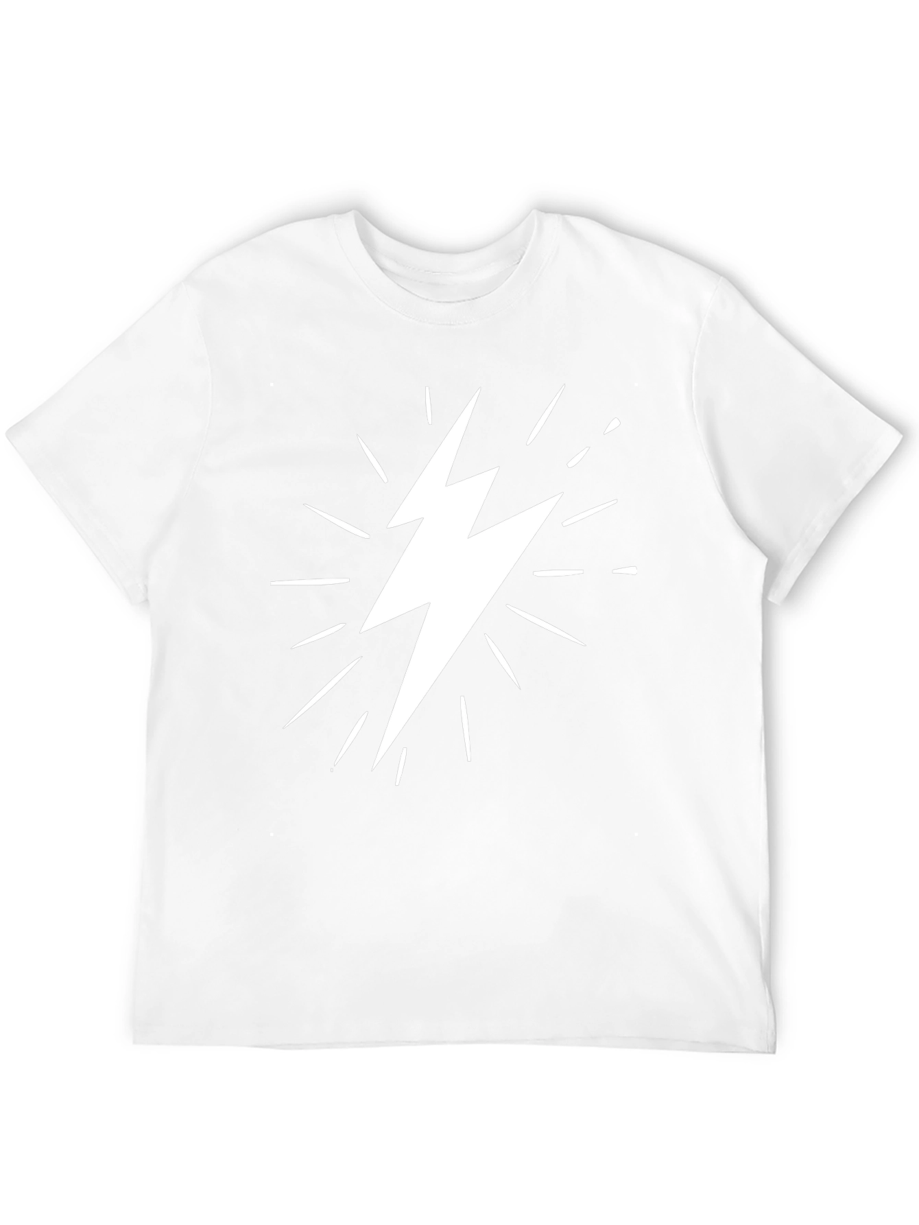 Lightning Bolt Graphic Tee - Classic Black T-Shirt