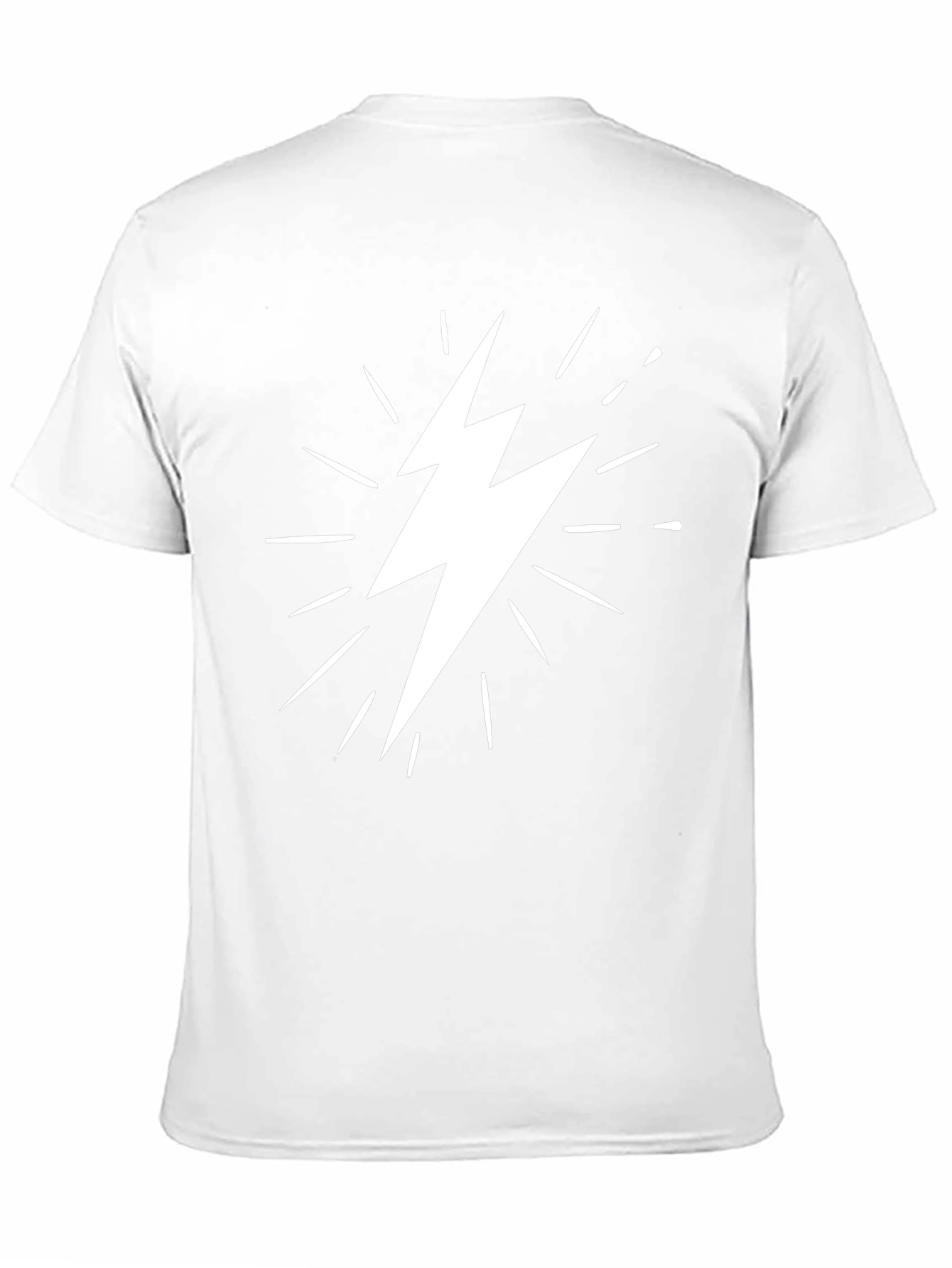 Lightning Bolt Graphic Tee - Classic Black T-Shirt