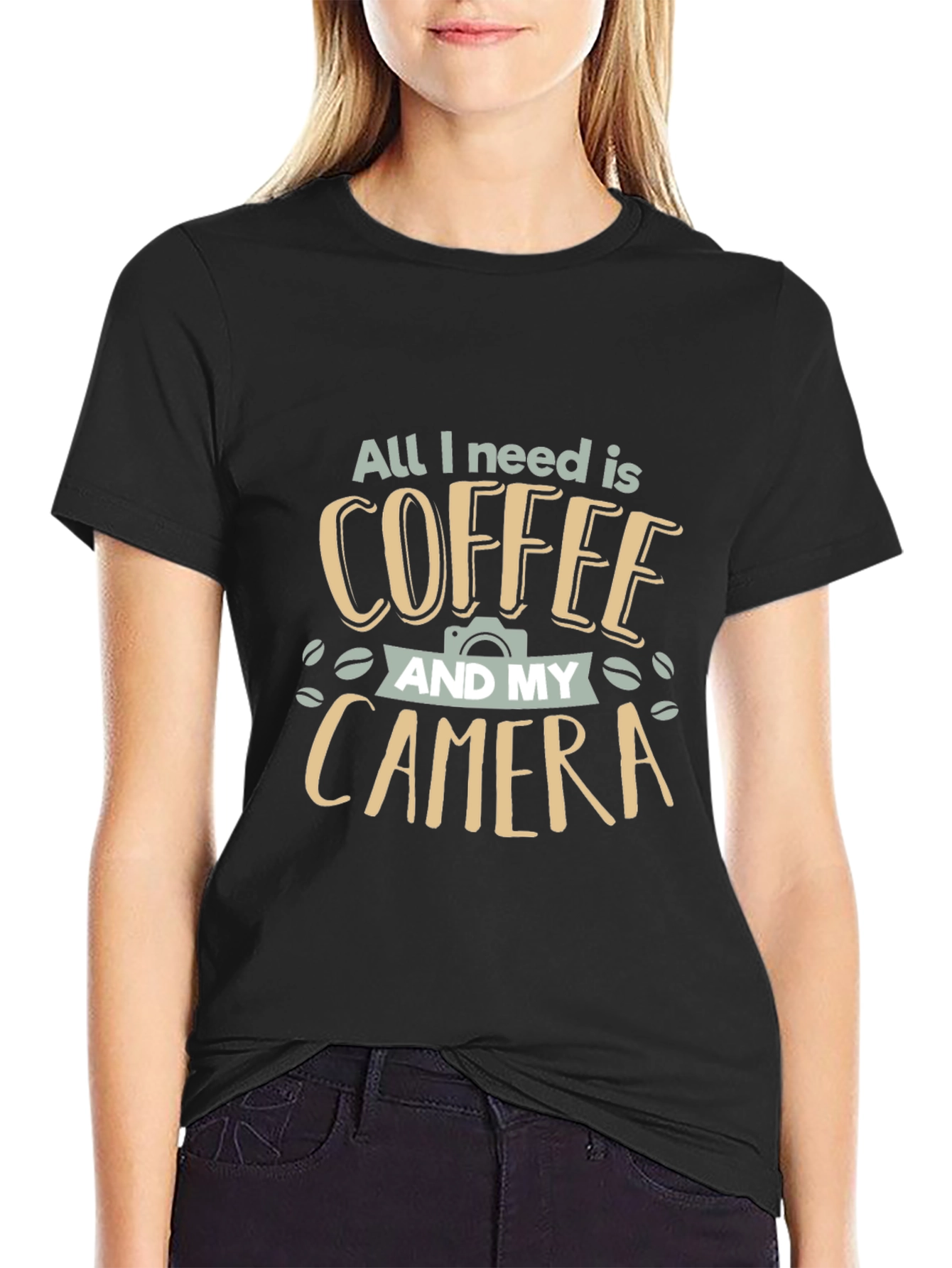 Coffee and Camera Graphic Tee