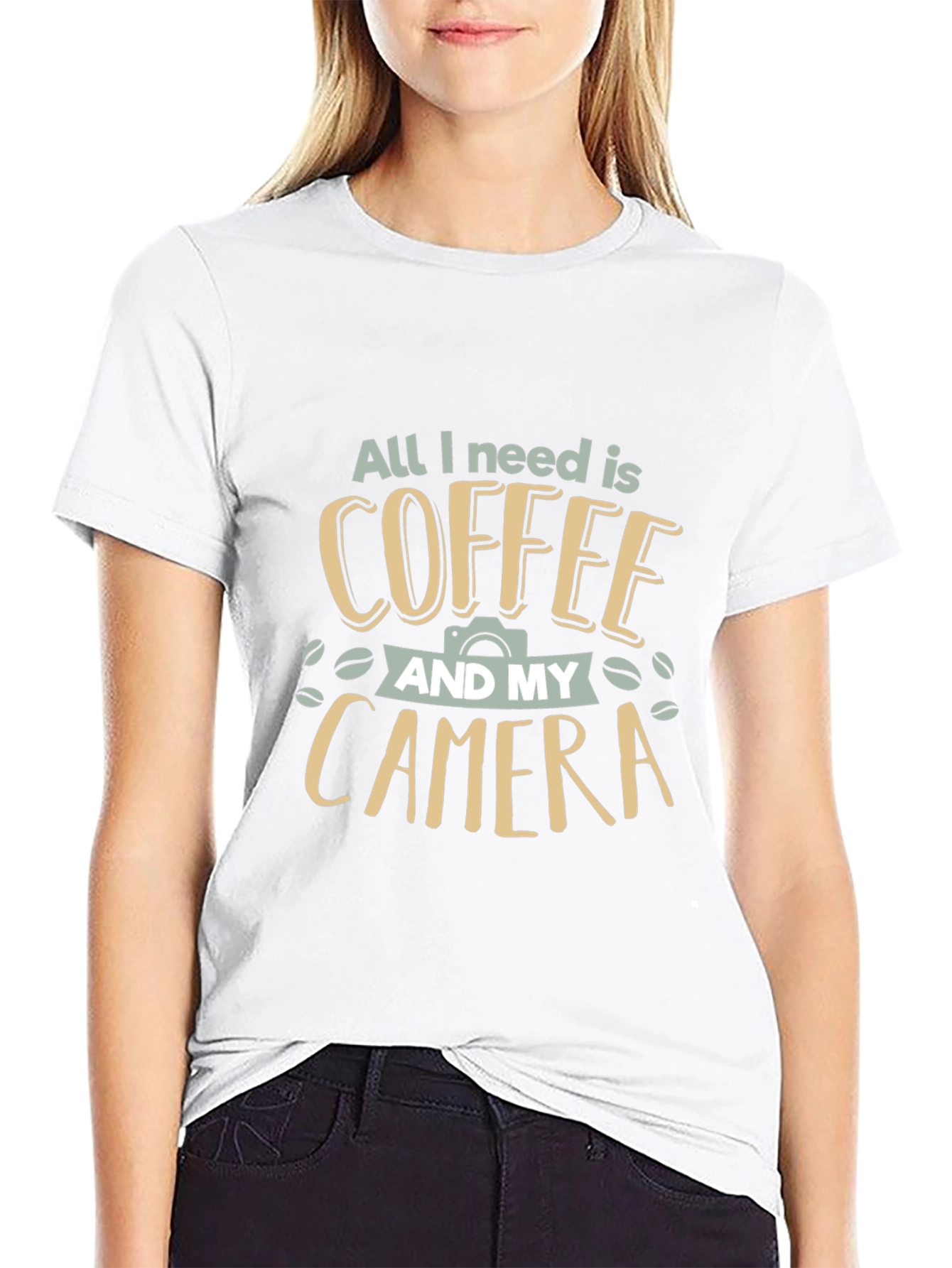 Coffee and Camera Graphic Tee